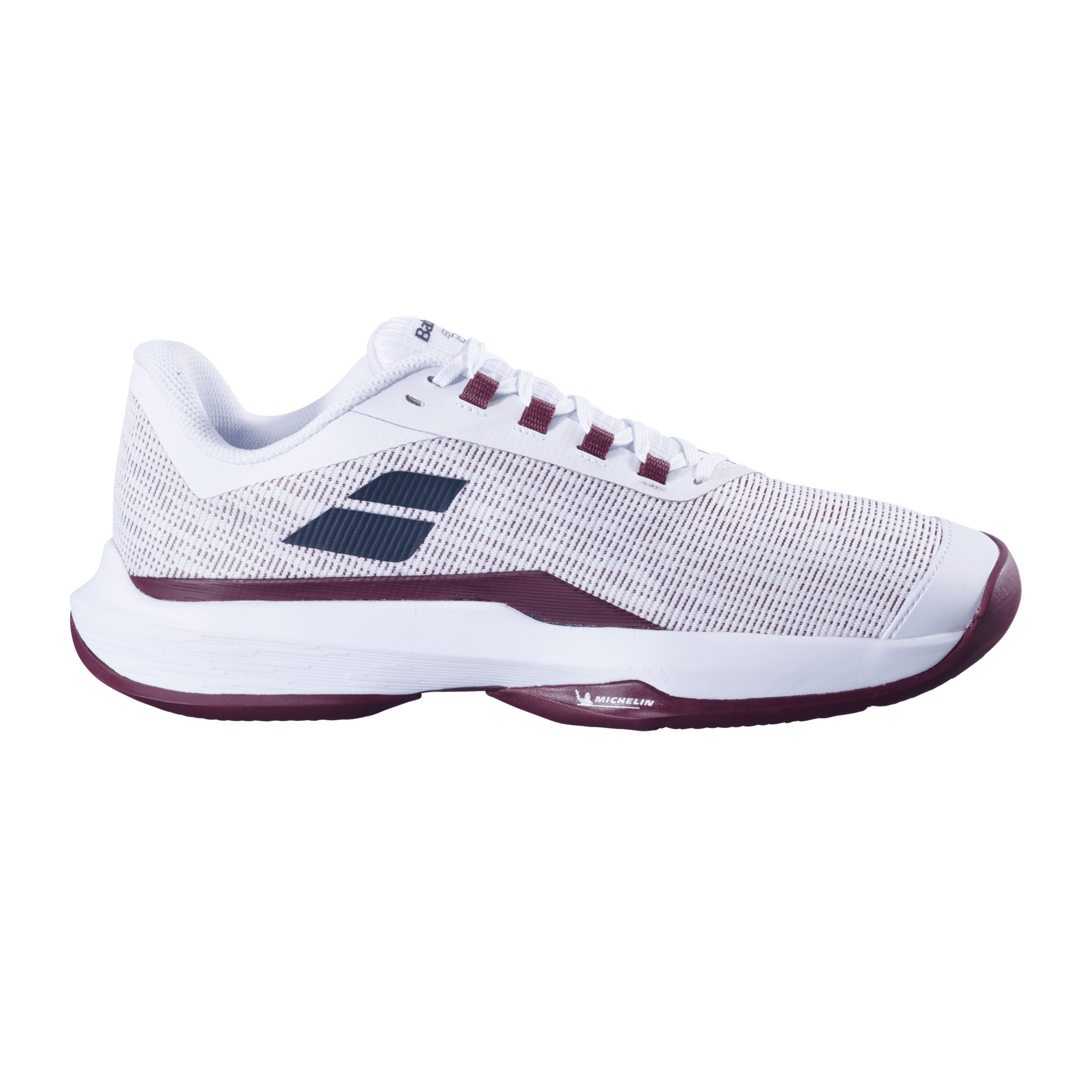 Babolat Jet Tere 2 CLY Scarpa Per Terra Rossa Uomini-Bianco,Rosso Scuro