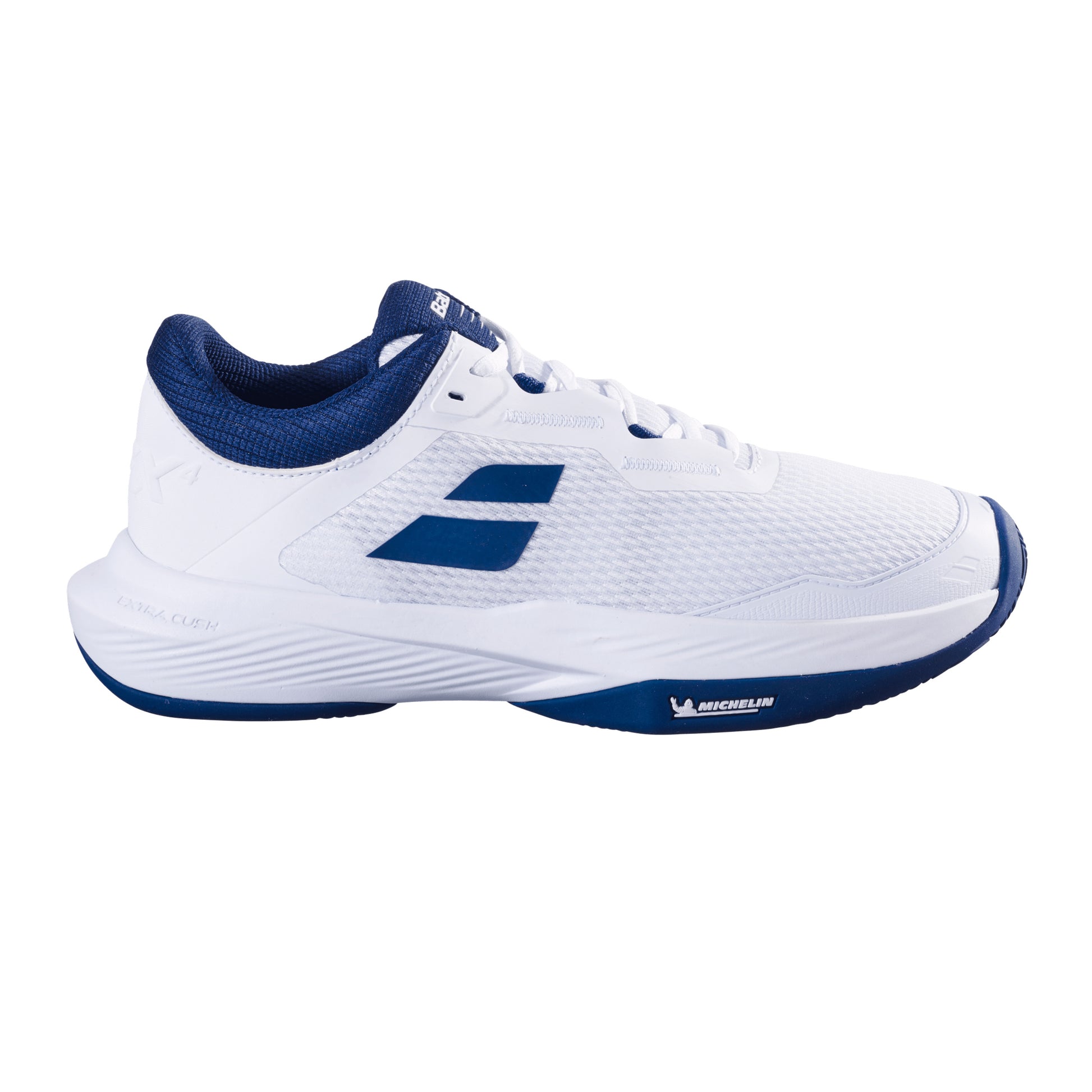 Babolat SFX 4 Scarpa Per Terra Rossa Uomini-Bianco,Blu Scuro