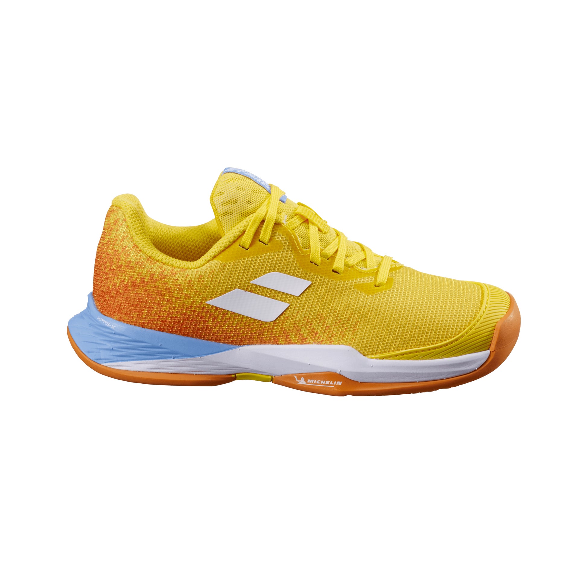 Babolat Jet Mach 3 Scarpa per tutte le superfici Bambini - giallo, bianco