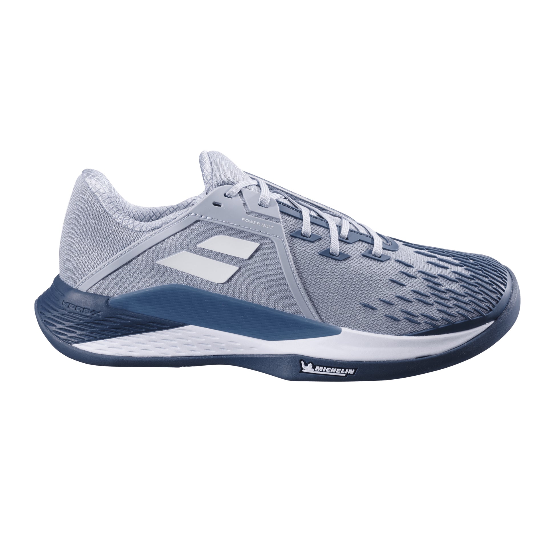 Babolat Propulse Fury 3 Scarpa Per Terra Rossa Uomini-Grigio,Bianco