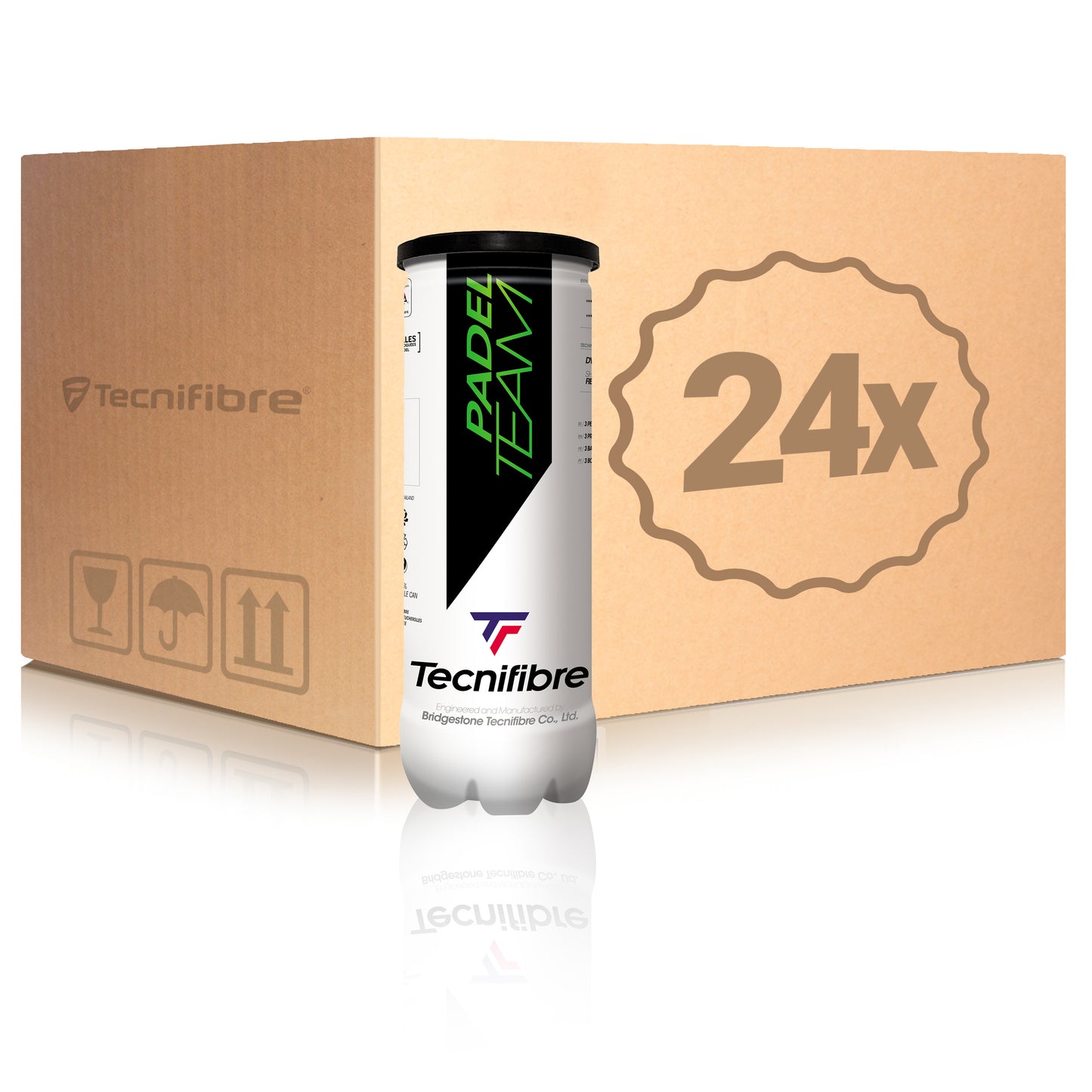 Tecnifibre 24 tubi da 3 Team Nel cartone