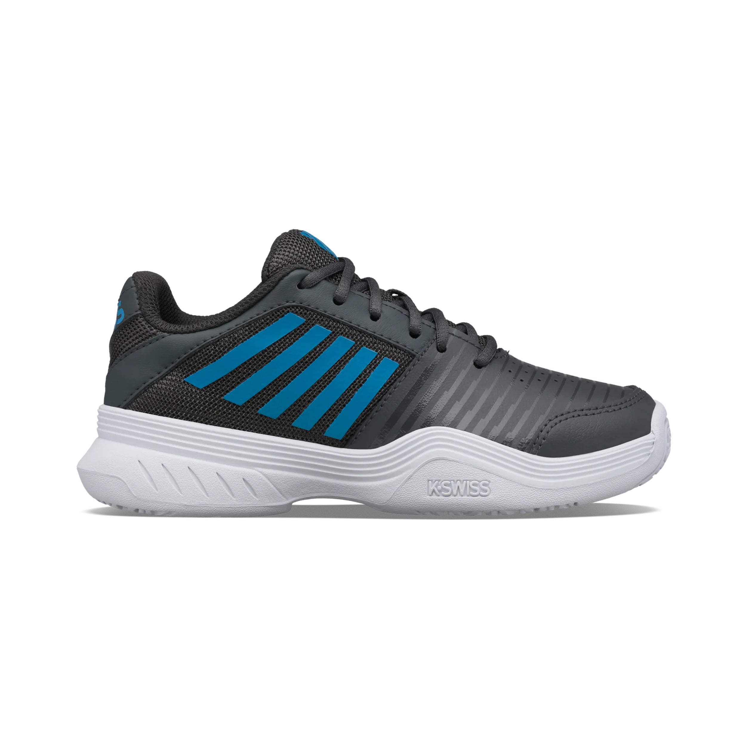 K-Swiss Court Express Omni Scarpa per tutte le superfici Bambini-nero, multicolore