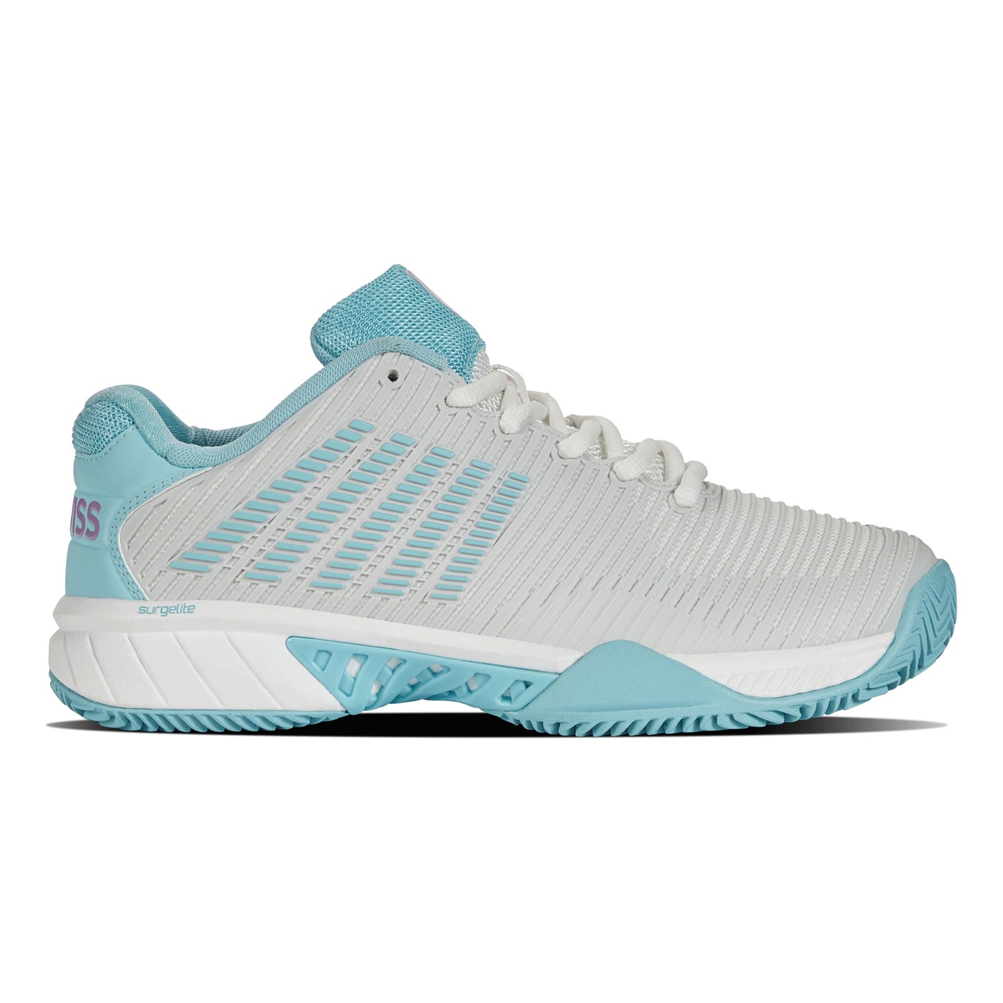 K-Swiss Hypercourt Express 2 Scarpa per terra rossa Edizione speciale Donna - bianco, turchese