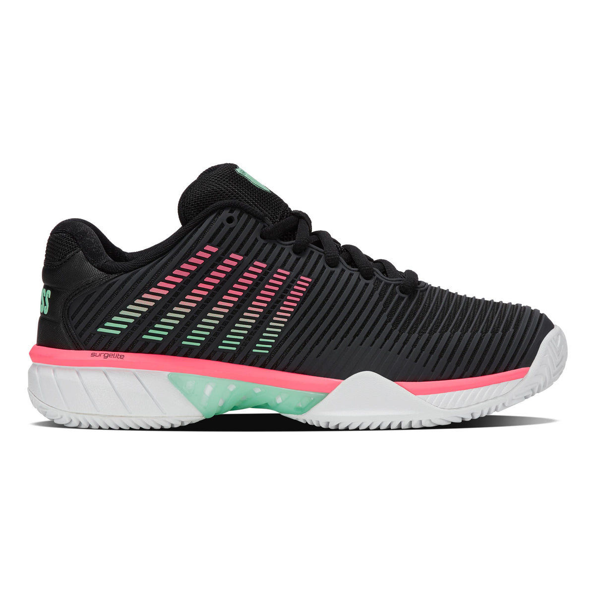 K-Swiss Hypercourt Express 2 Scarpa Per Terra Rossa Donna-Nero,Multicolore