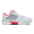 Hypercourt Express 2 Scarpa Per Terra Rossa Donna-Bianco,Multicolore