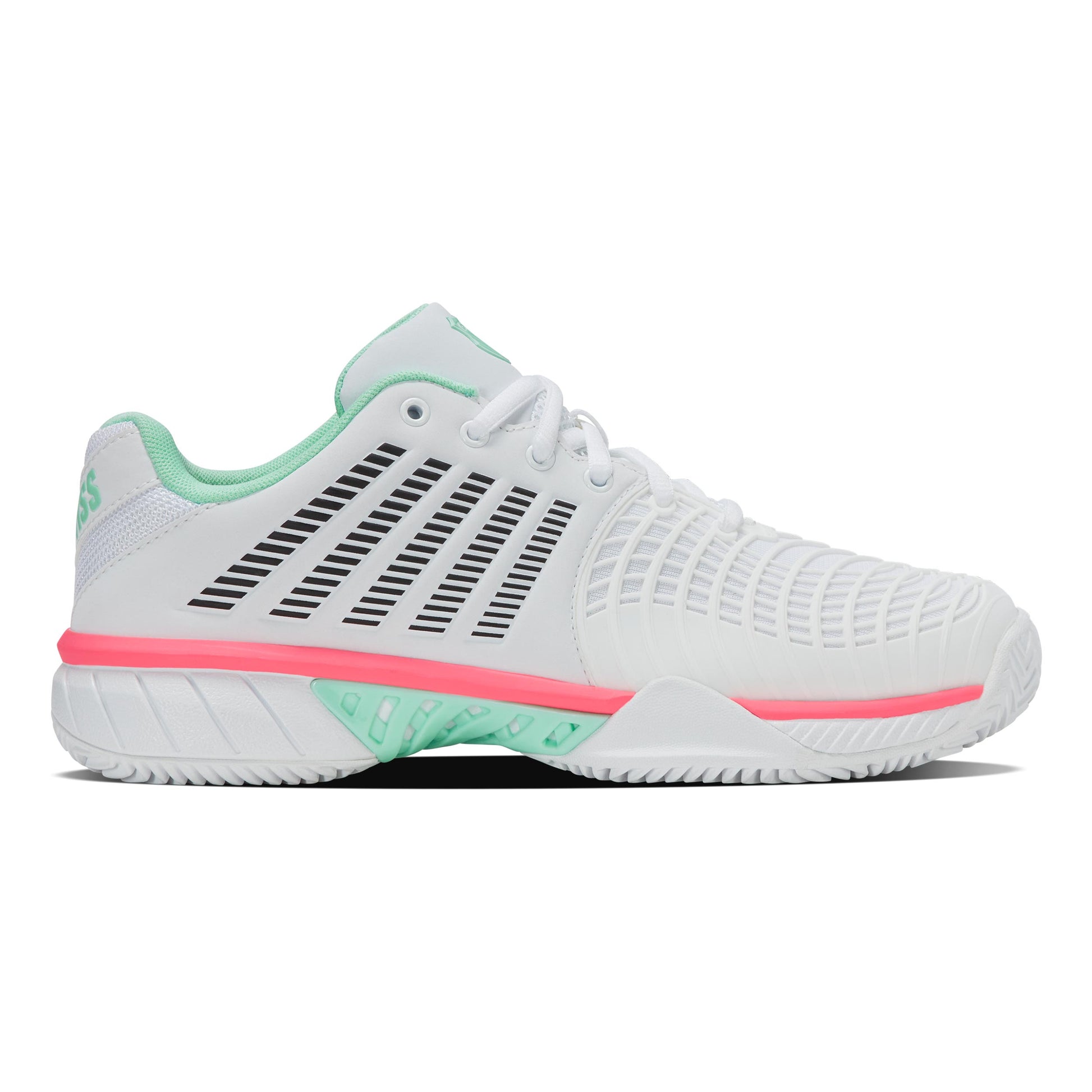 K-Swiss Express Light 3 Scarpa per terra rossa Donna - bianco, turchese