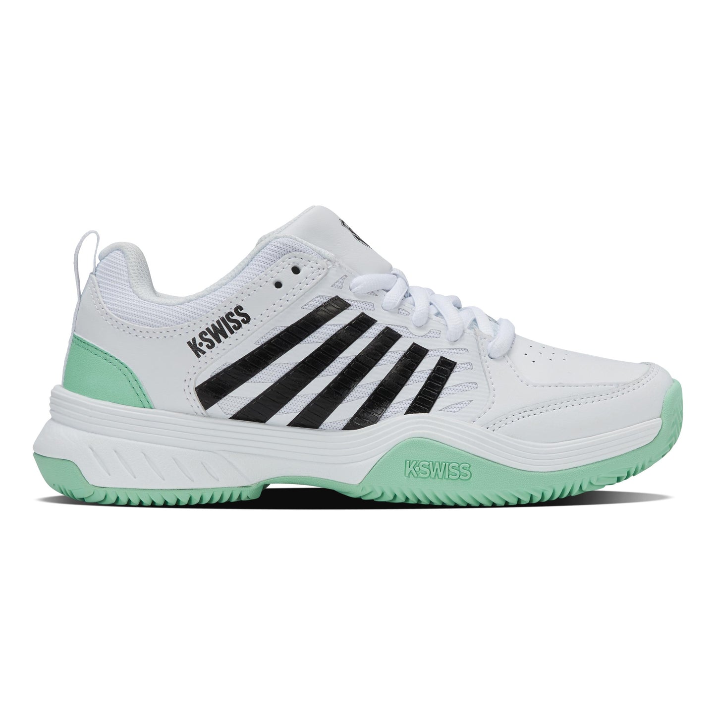 K-Swiss Court Express 2 Scarpa per terra rossa Donna - bianco, nero