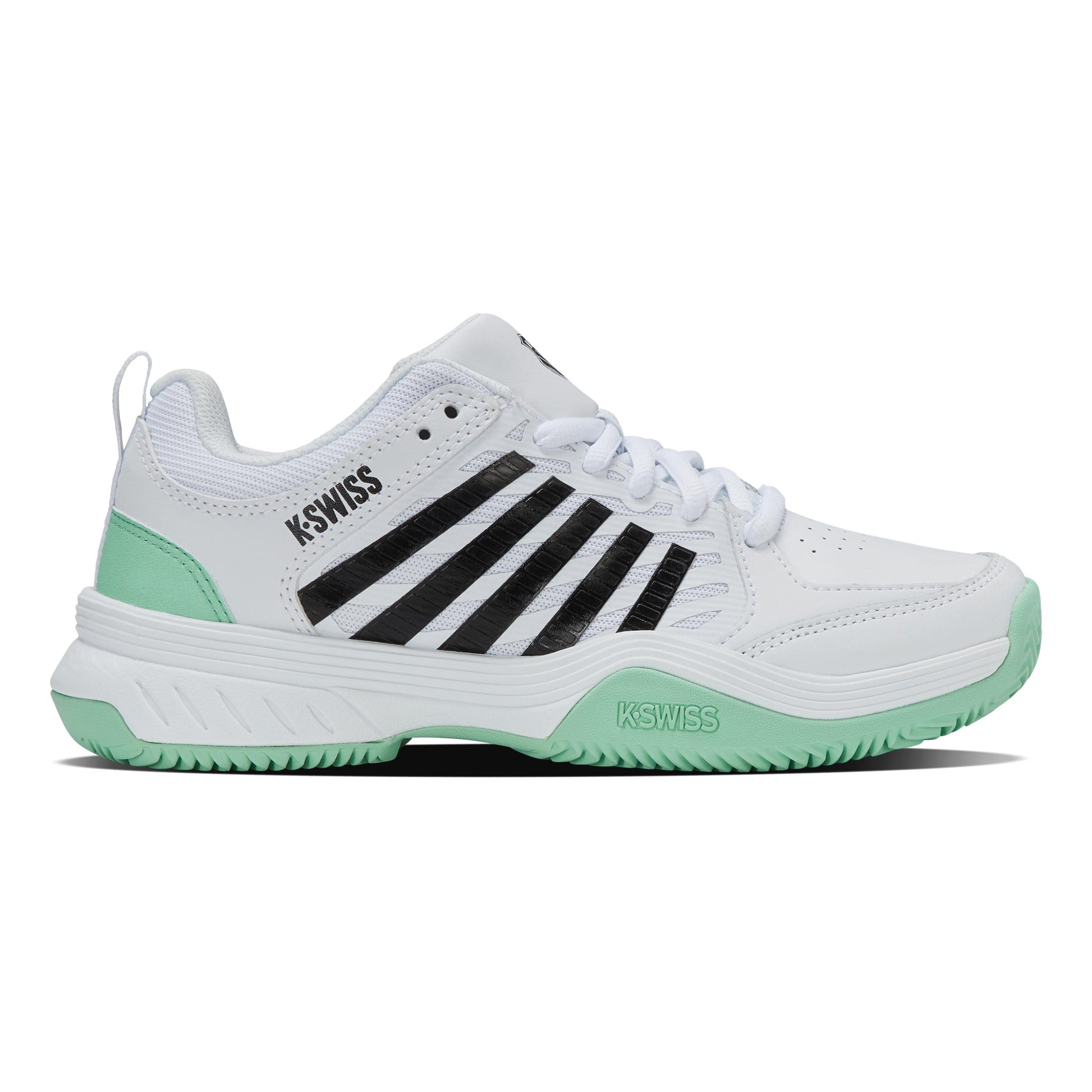 K-Swiss Court Express 2 Scarpa per terra rossa Donna - bianco, nero