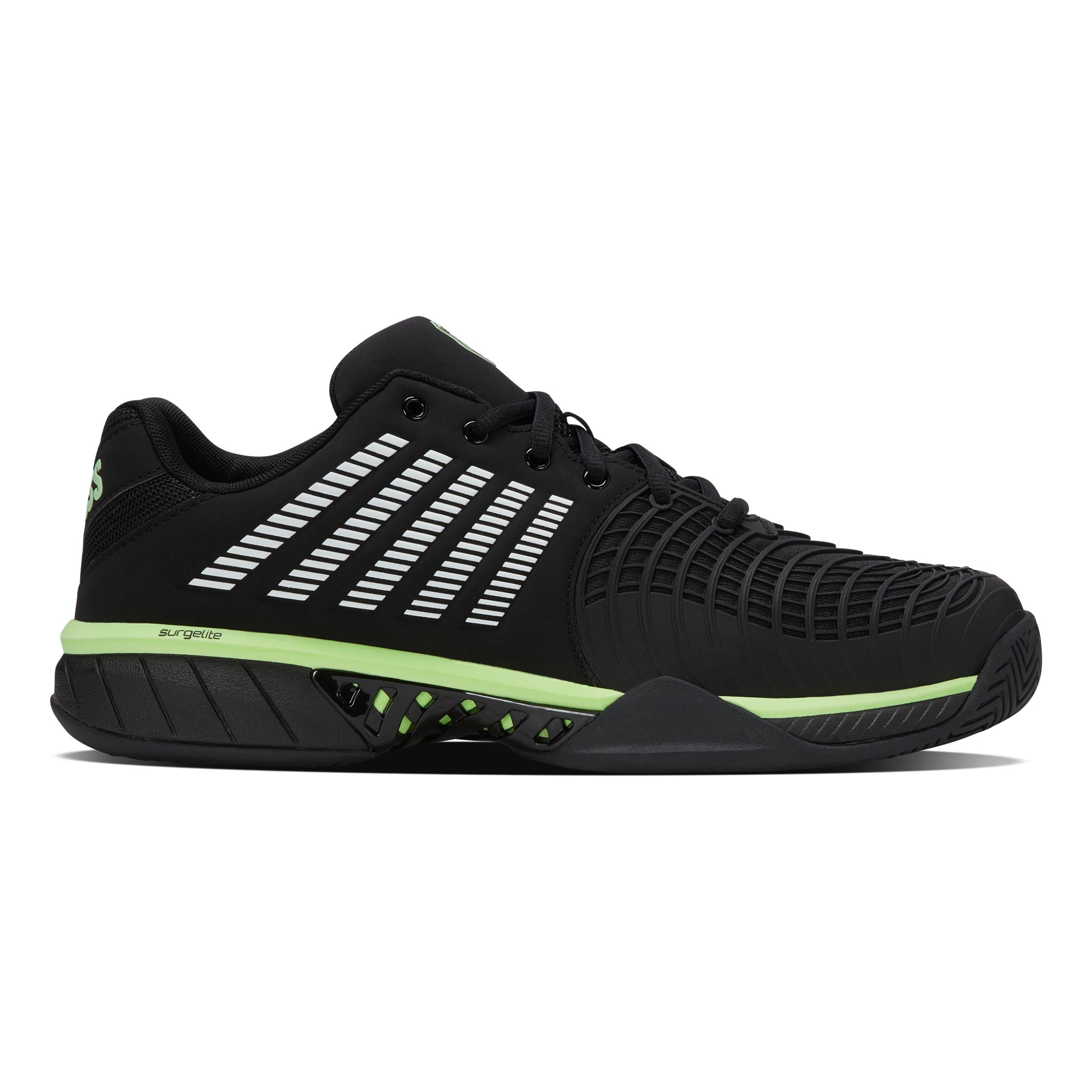 K-Swiss Express Light 3 Scarpa Per Tutte Le Superfici Uomini-Nero,Verde Neon