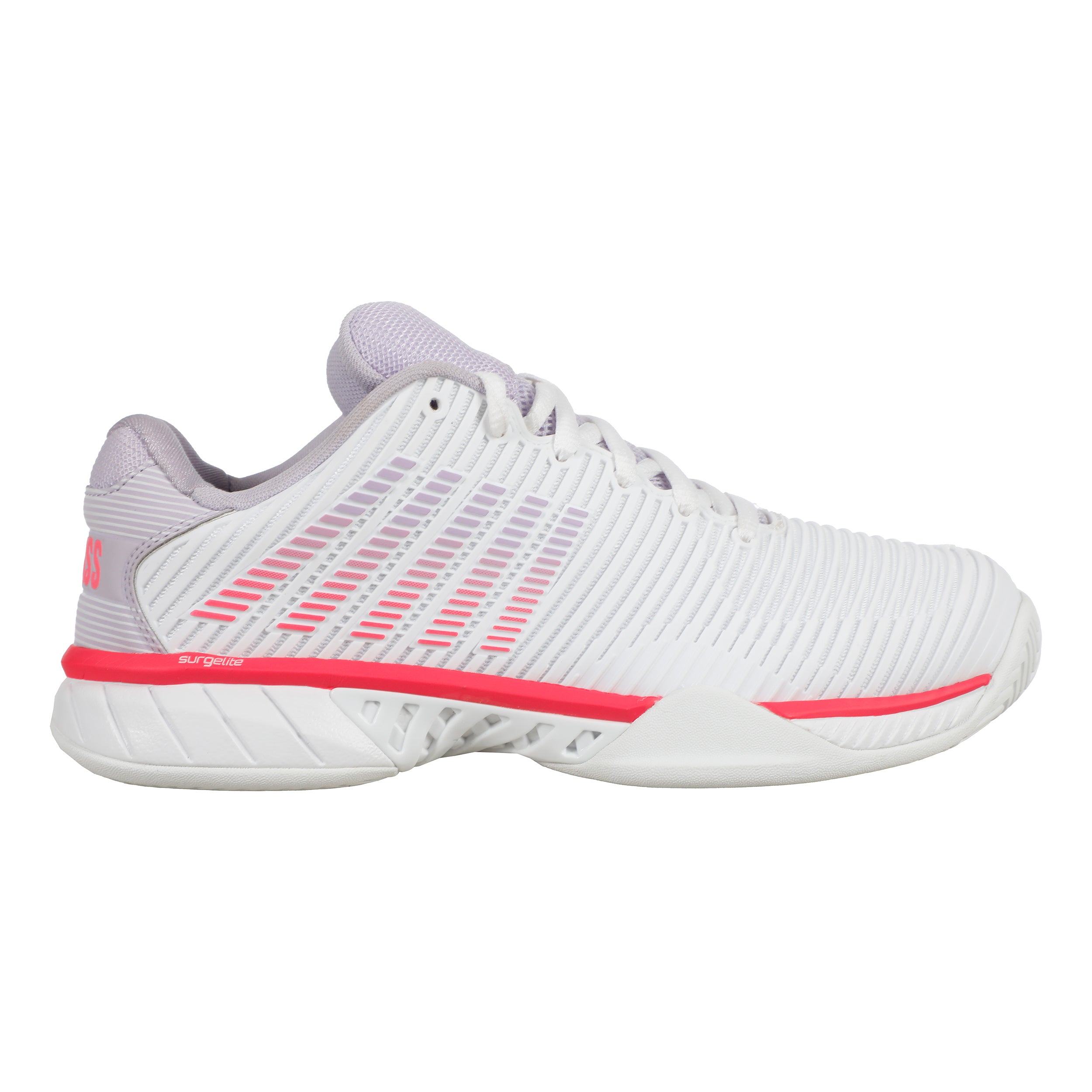 K-Swiss Hypercourt Express 2 Scarpa Per Tutte Le Superfici Donna-Bianco,Rosa Neon