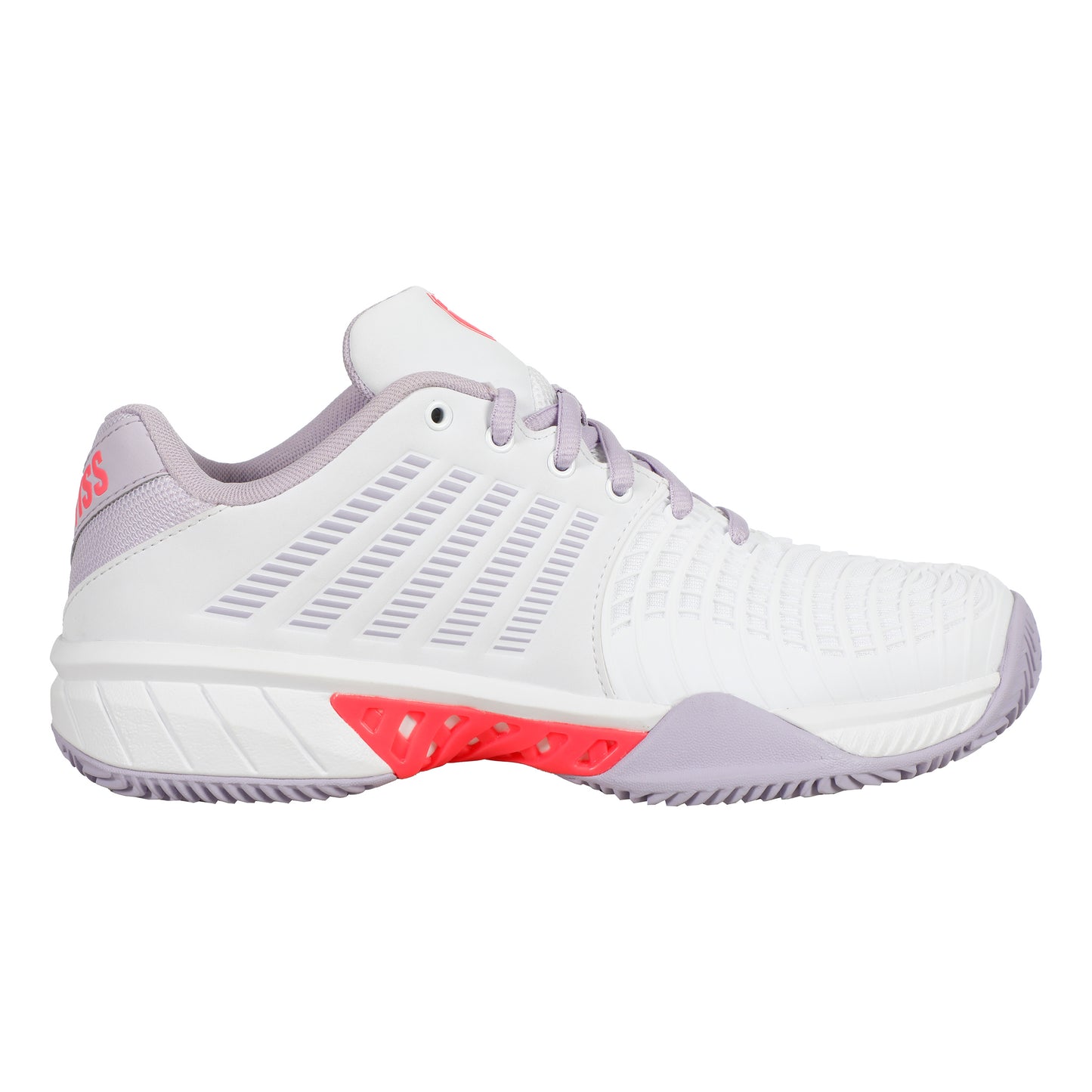 K-Swiss Express Light 3 Scarpa per terra rossa Donna - bianco, lilla