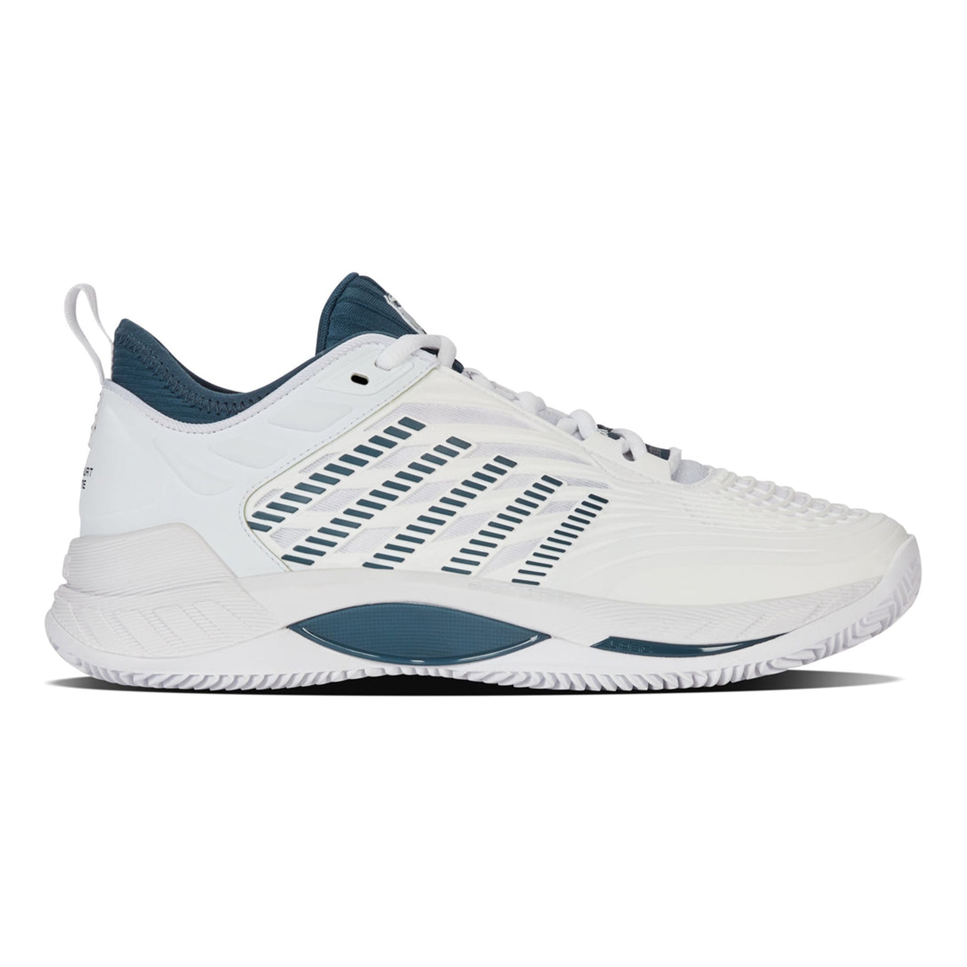 K-Swiss Hypercourt Supreme 2 Scarpa Per Terra Rossa Uomini-Bianco,Color Petrolio