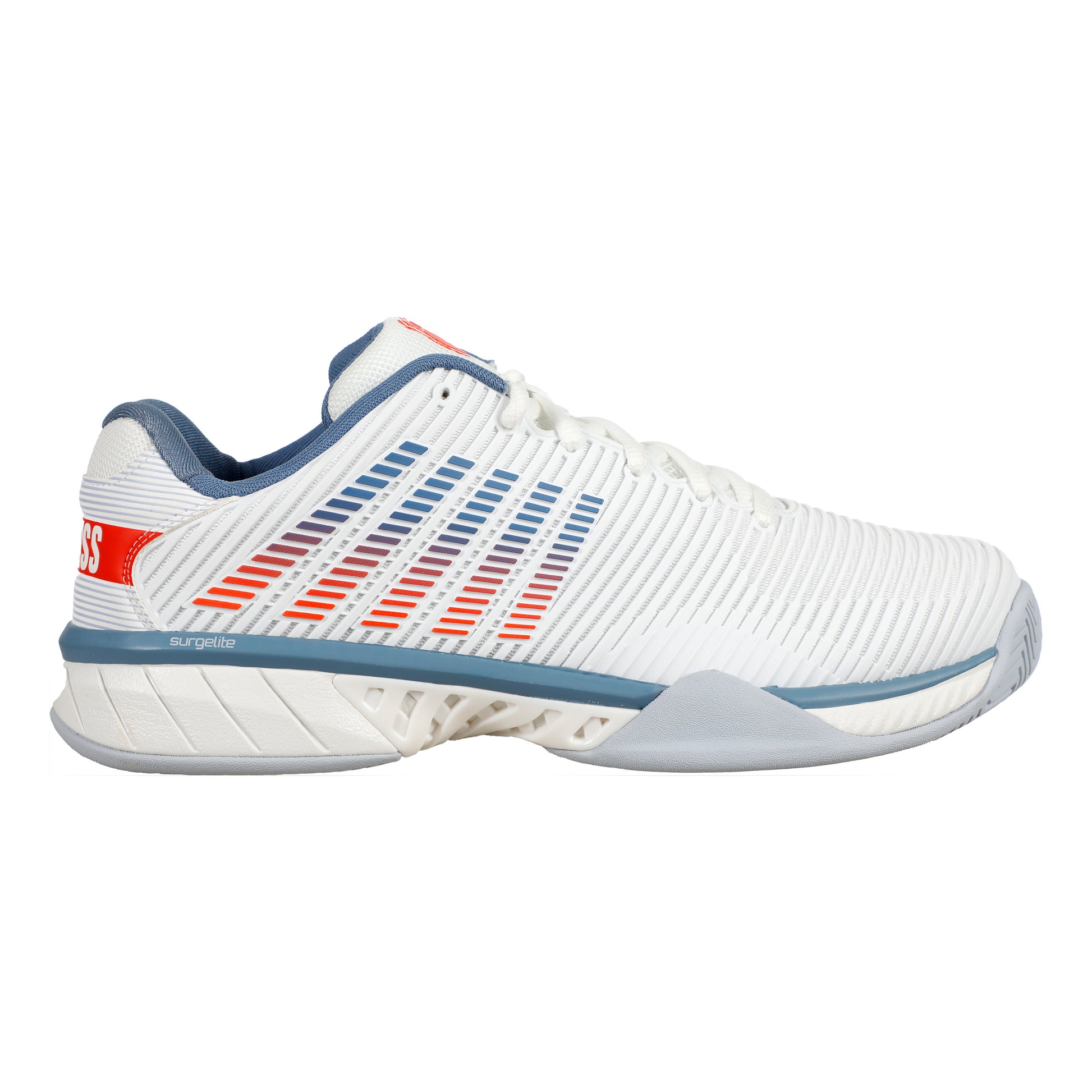 K-Swiss Hypercourt Express 2 Scarpa Per Tutte Le Superfici Uomini-Bianco,Blu Chiaro