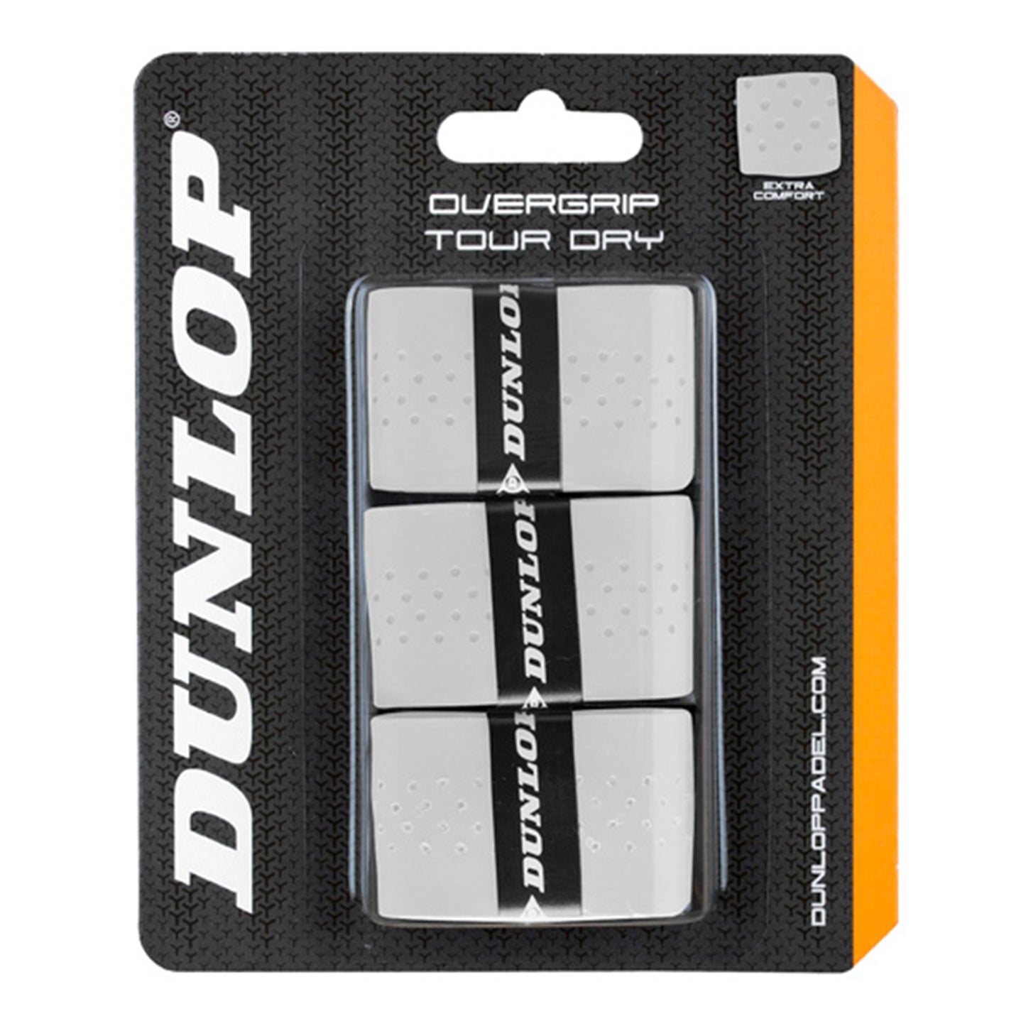Dunlop Tour Dry Confezione da 3-bianco
