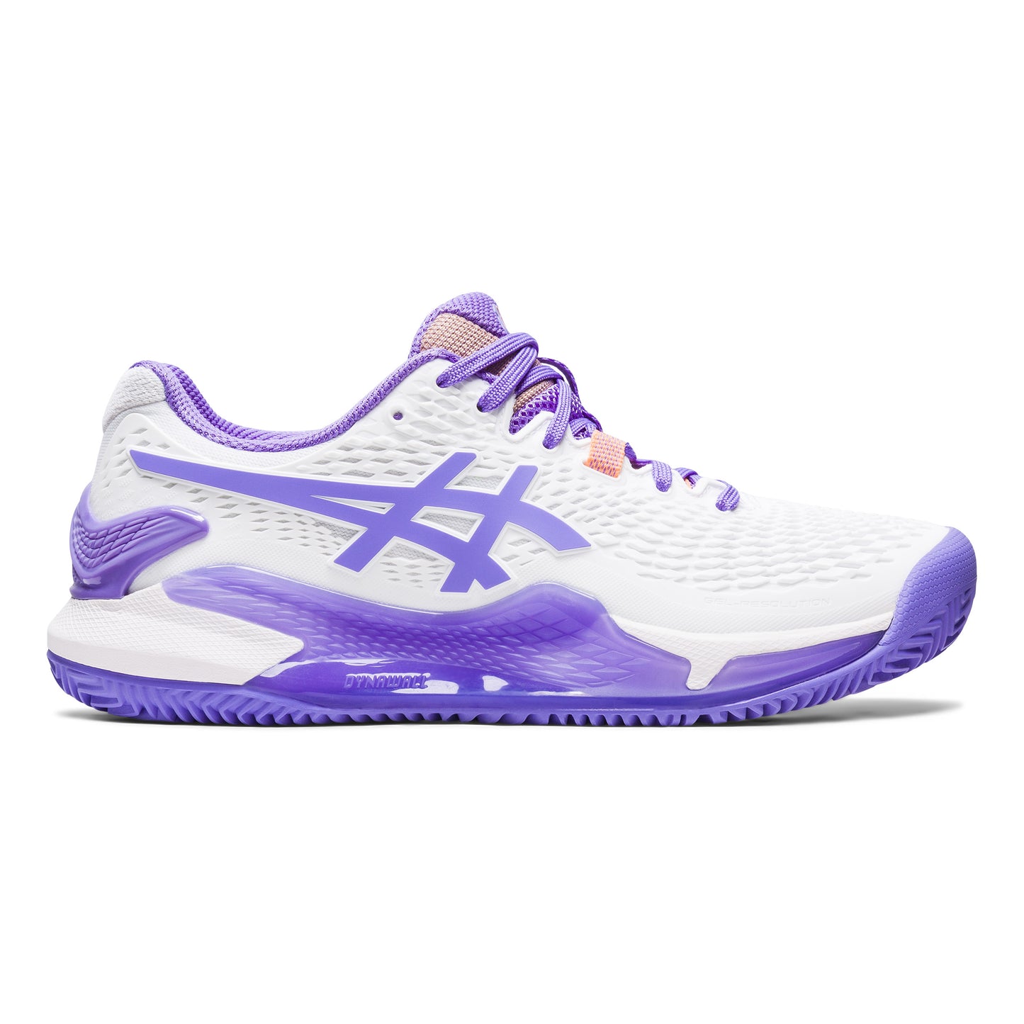 ASICS Gel-Resolution 9 Scarpa per terra rossa Donna - bianco, lilla