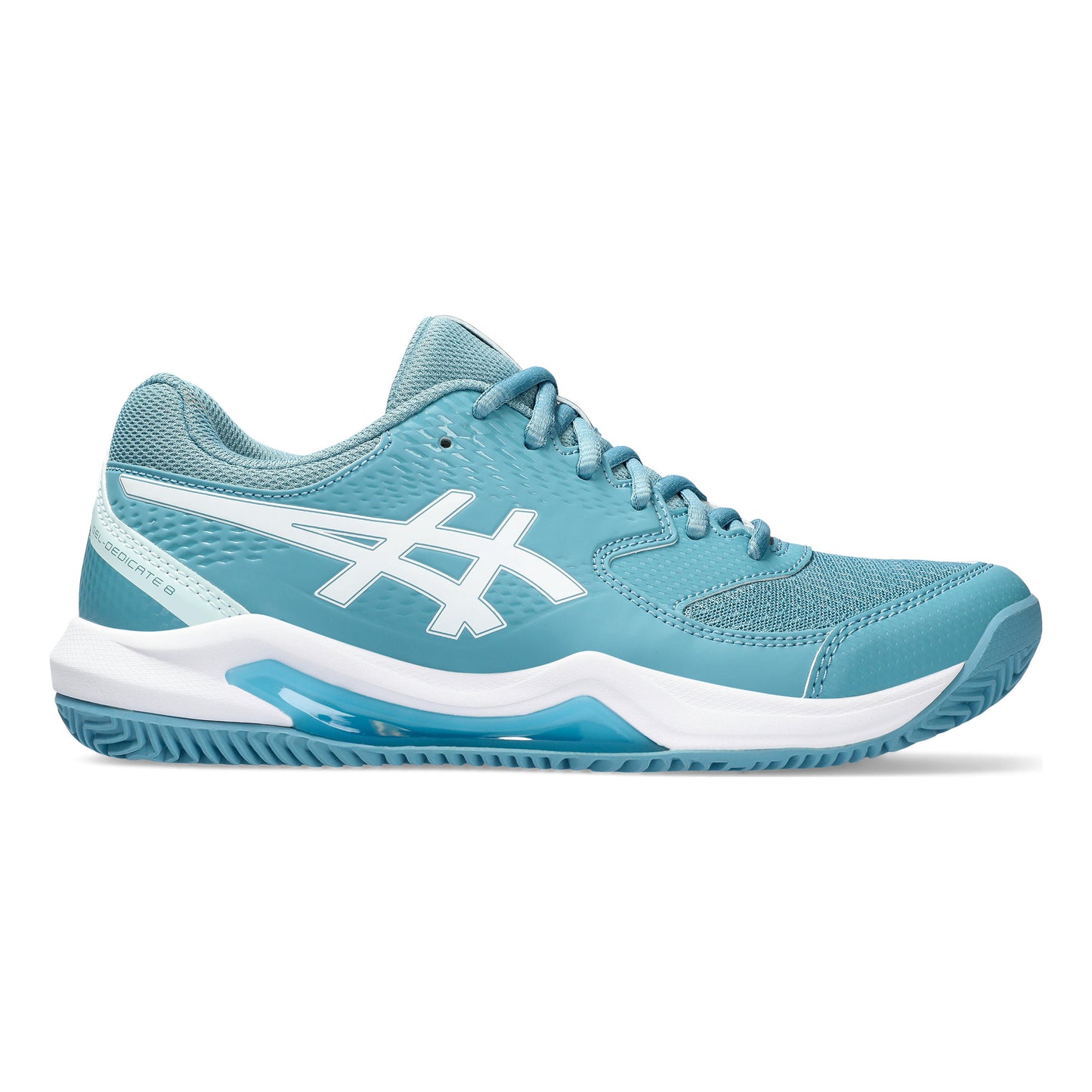 ASICS Gel-Dedicate 8 Scarpa per terra rossa Donna - color petrolio, bianco