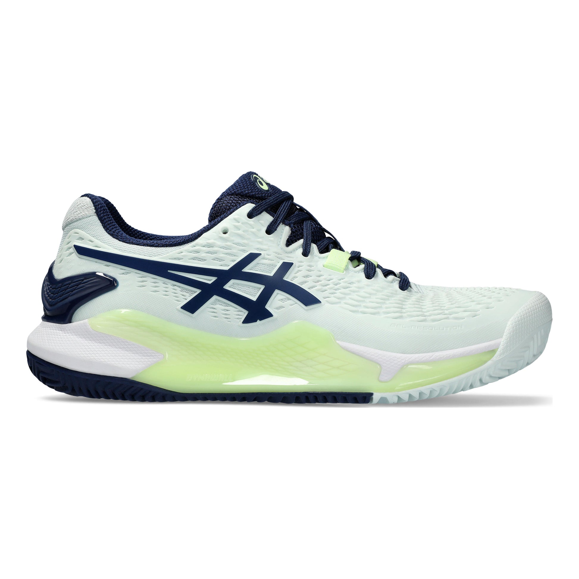 ASICS Gel-Resolution 9 Scarpa per terra rossa Donna - menta, blu scuro