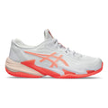 Court FF 3 Scarpa per terra rossa Donna - bianco, corallo