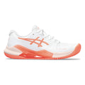 Gel-Challenger 14 Scarpa per terra rossa Donna - bianco, corallo