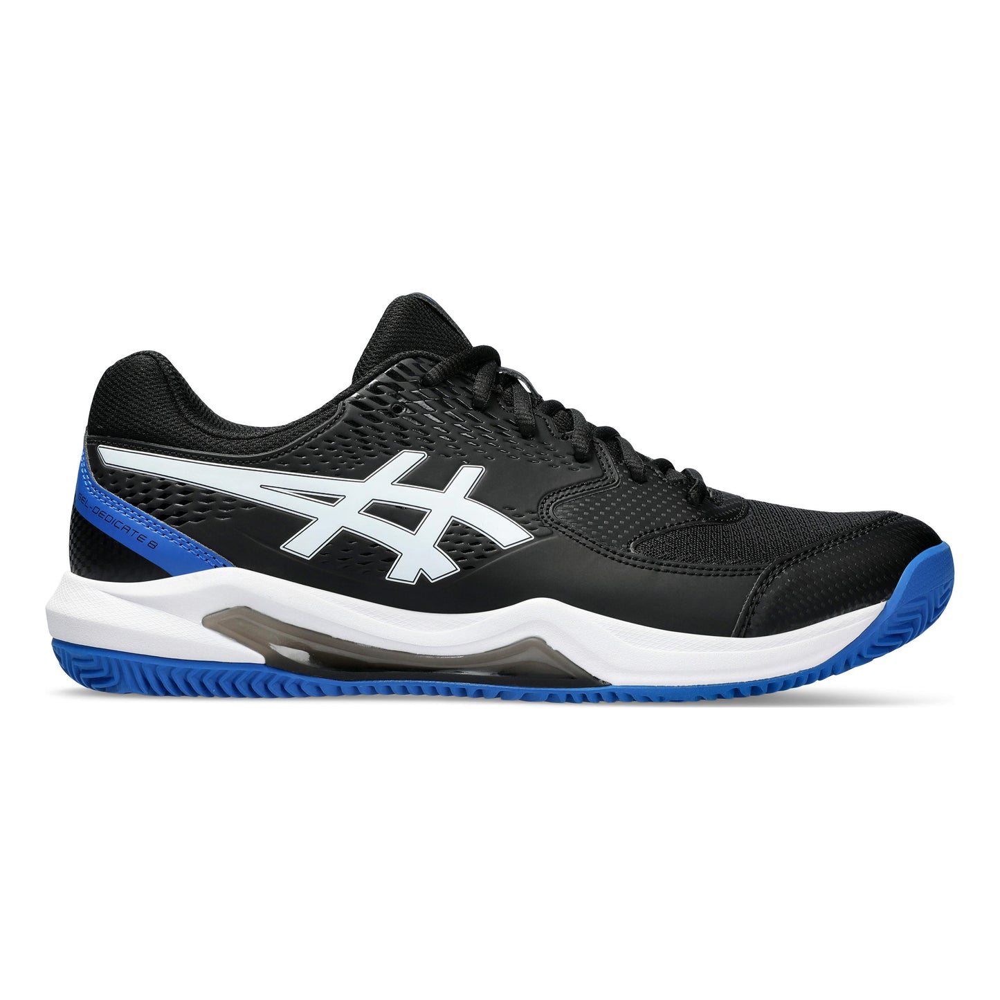 ASICS Gel-Dedicate 8 Scarpa per terra rossa Uomini - nero, bianco