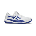 Gel-Resolution X Scarpa per terra rossa Bambini - bianco, blu scuro