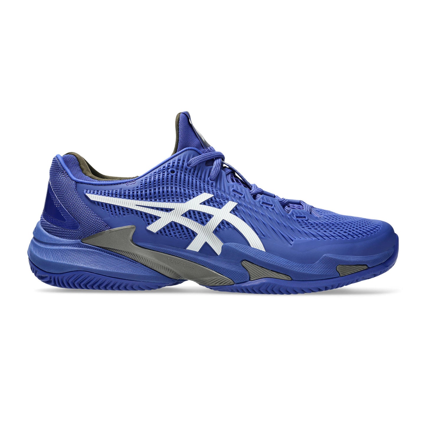 ASICS Court FF 3 Scarpa per terra rossa Uomini - blu scuro, bianco