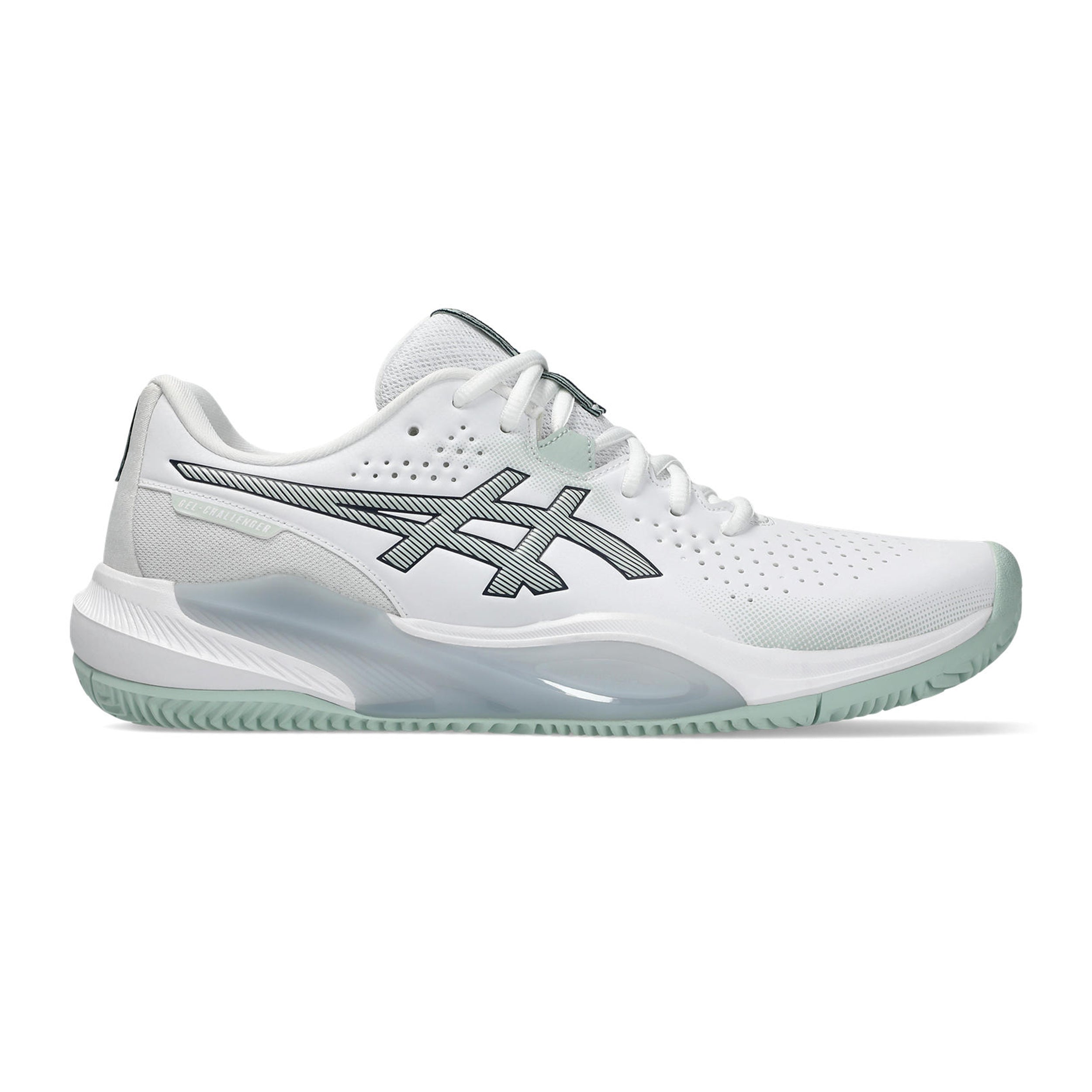 ASICS Gel-Challenger 15 Scarpa per terra rossa Uomini - bianco, grigio-blu