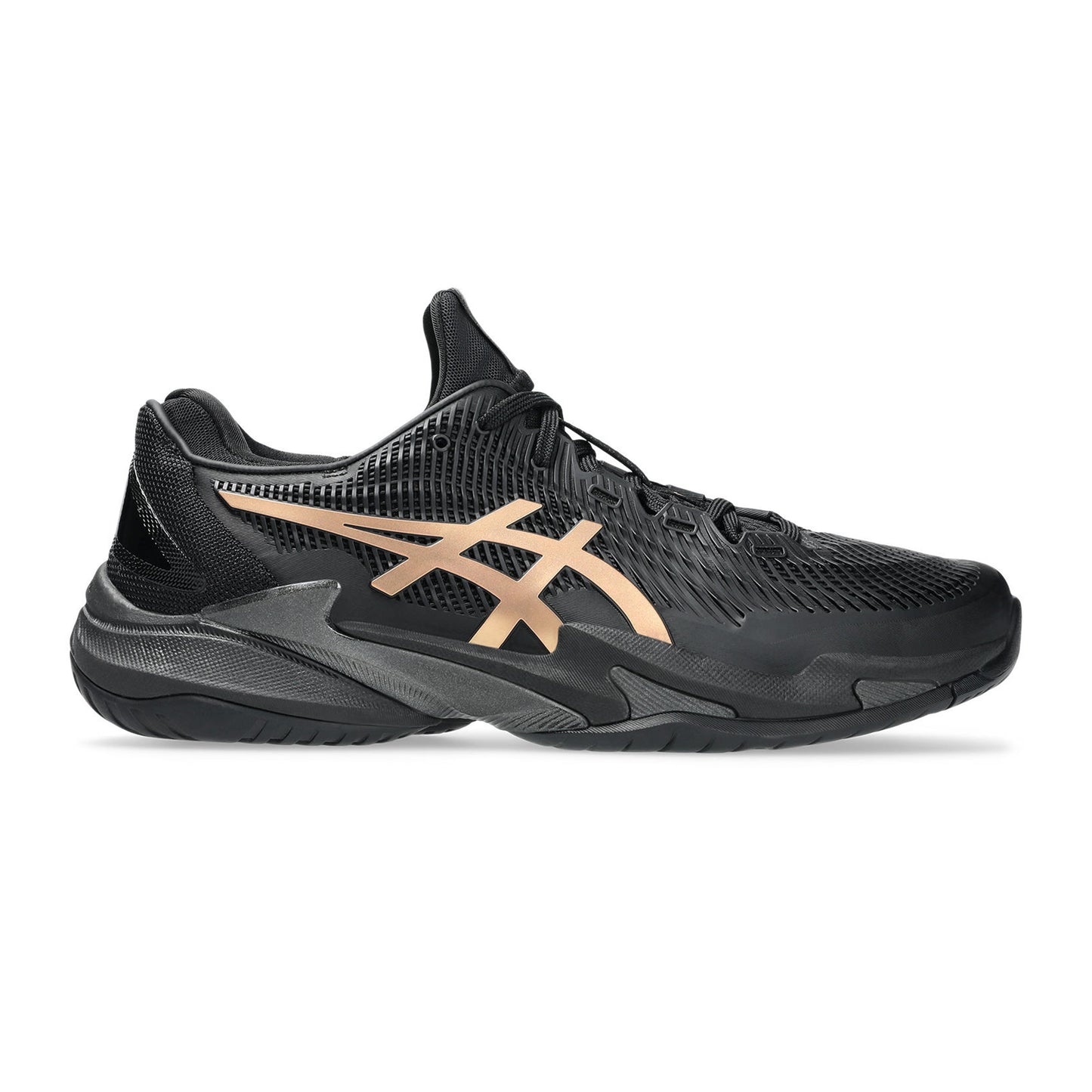 ASICS Court FF 3 Novak Night Energy Scarpa per tutte le superfici Uomini - nero, oro