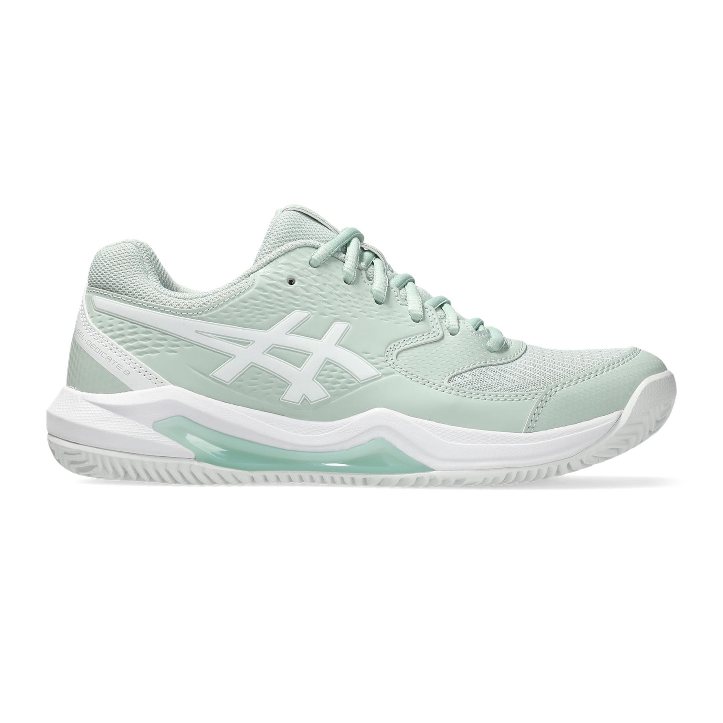 ASICS Gel-Dedicate 8 Scarpa per terra rossa Donna - grigio-blu, bianco