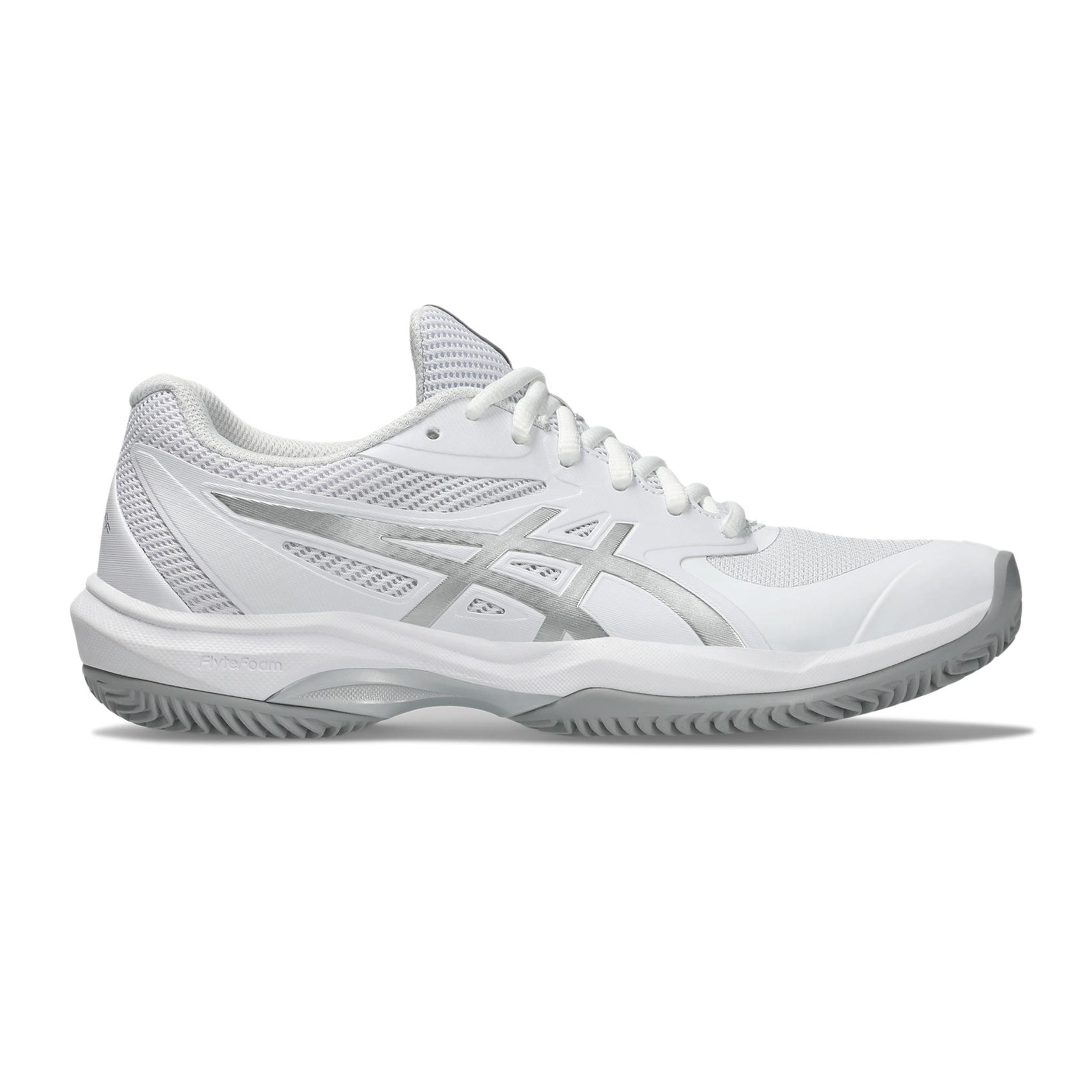 ASICS Game FF Scarpa per terra rossa Donna - bianco, argento