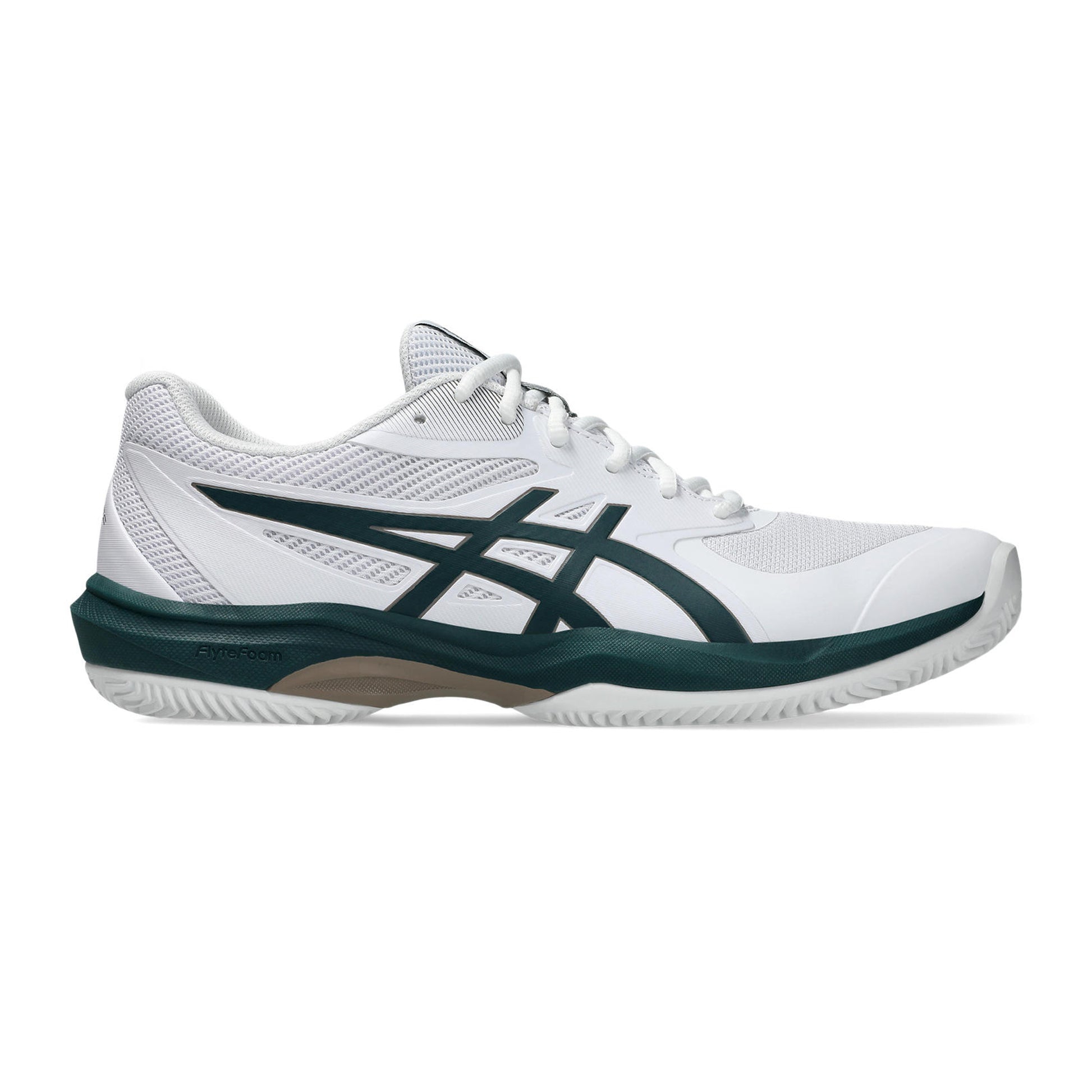 ASICS Game FF/OC Scarpa per terra rossa Uomini - bianco, verde scuro