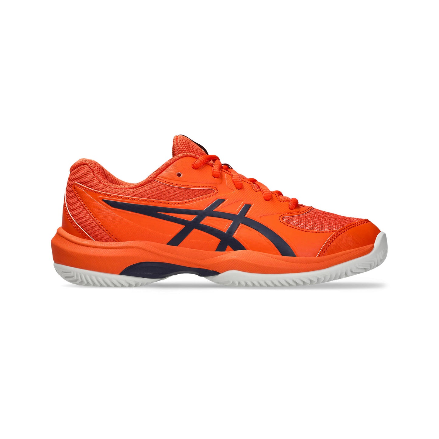 ASICS Gel-Game Gs/OC Scarpa per terra rossa Bambini - arancione, blu scuro