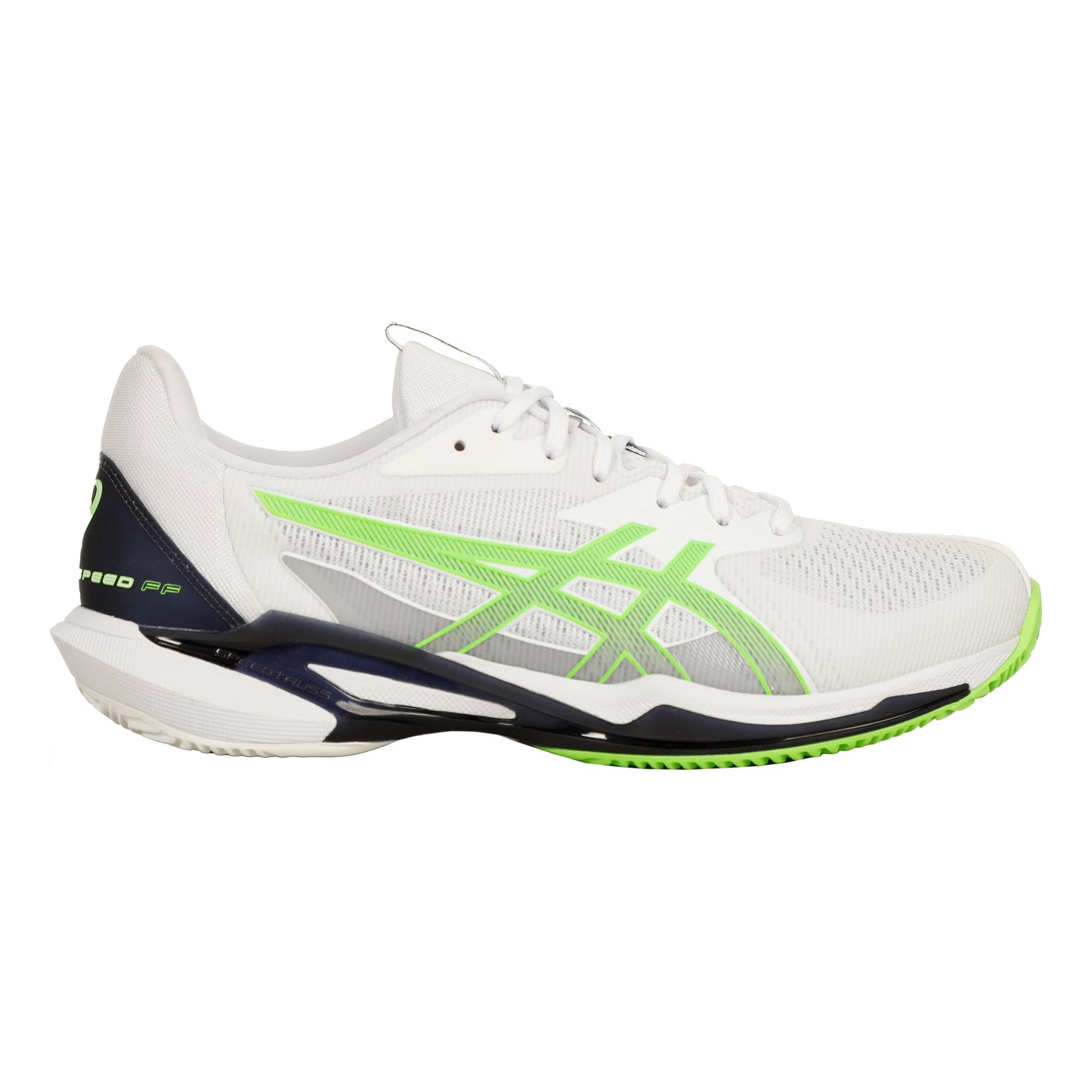 ASICS Solution Speed FF3 Scarpa per terra rossa Uomini - bianco, verde neon