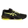 Gel-Resolution X Scarpa per terra rossa Uomini - nero, giallo neon