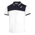 Court Polo Polo Uomini - bianco, blu scuro