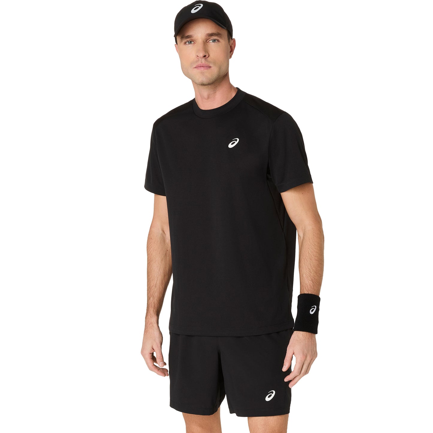ASICS Court Maglietta Uomini-Nero