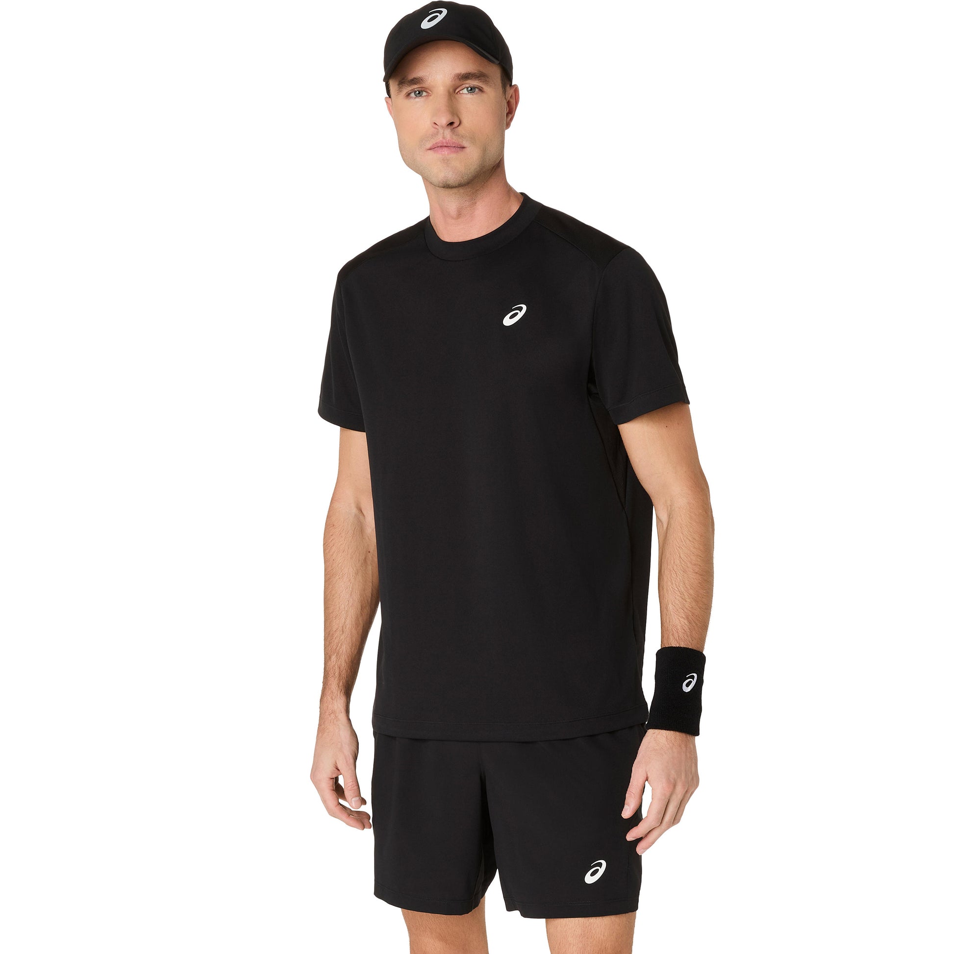ASICS Court Maglietta Uomini-Nero