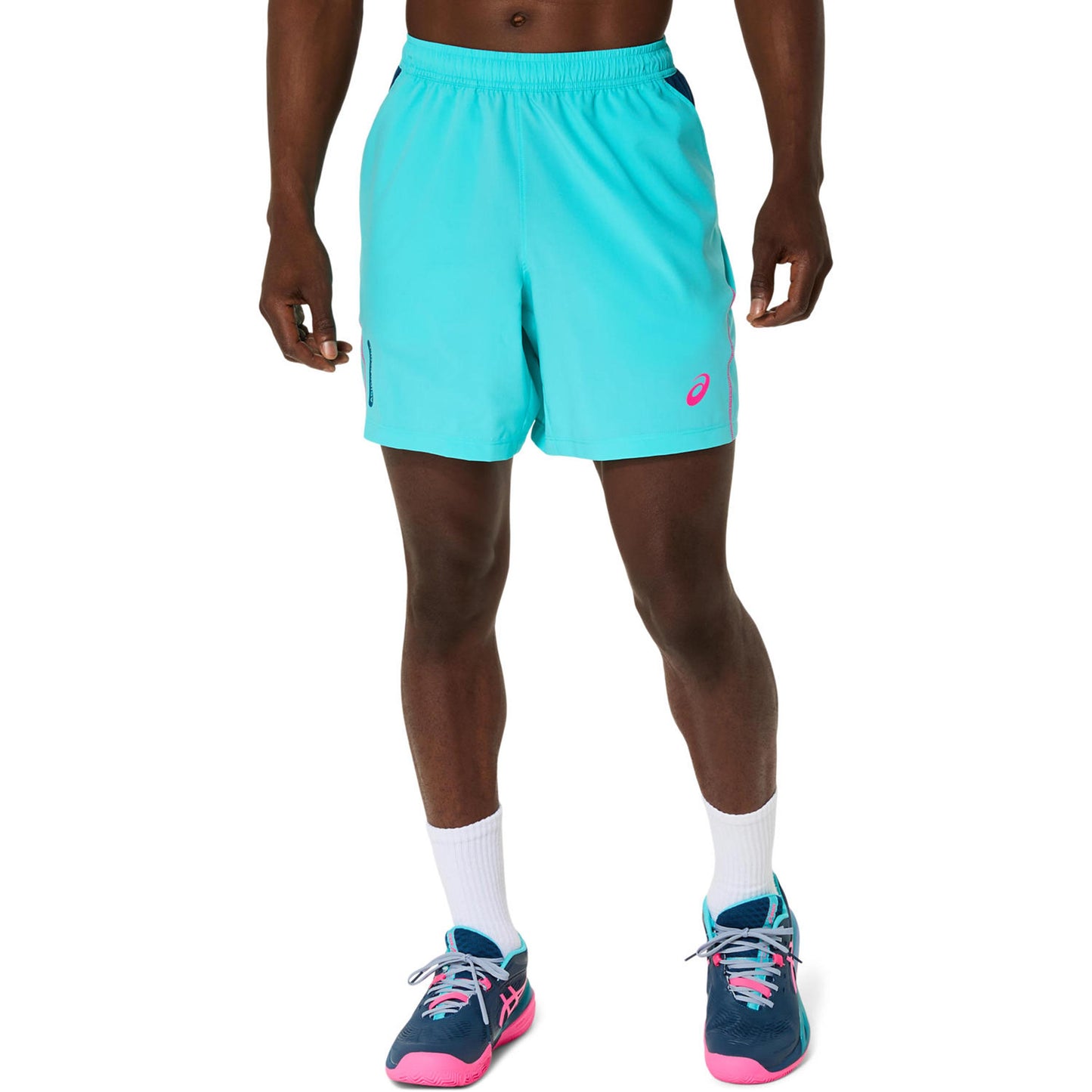 ASICS Court 7in Pantaloncini Uomini - turchese,