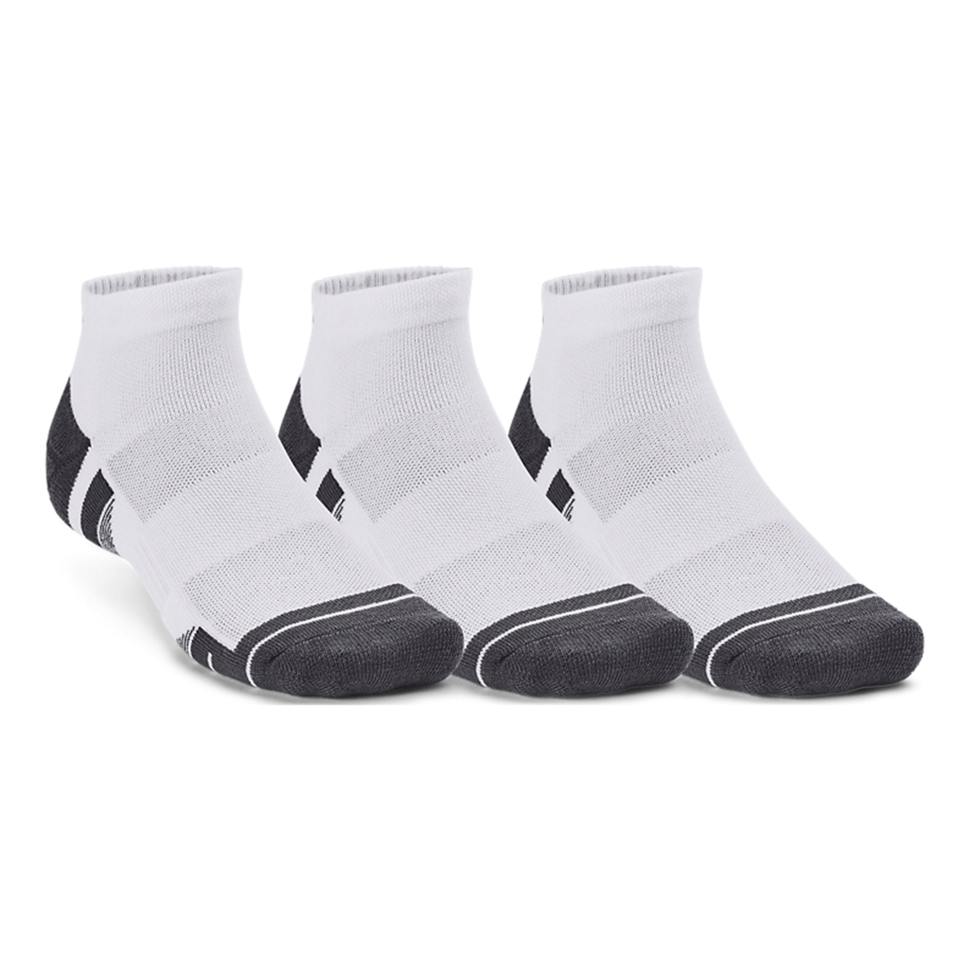 Under Armour Performance Tech Low Calzini Da Tennis Confezione Da 3-Bianco