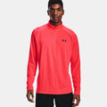 Tech 2.0 Half-Zip Manica lunga Uomini - corallo,