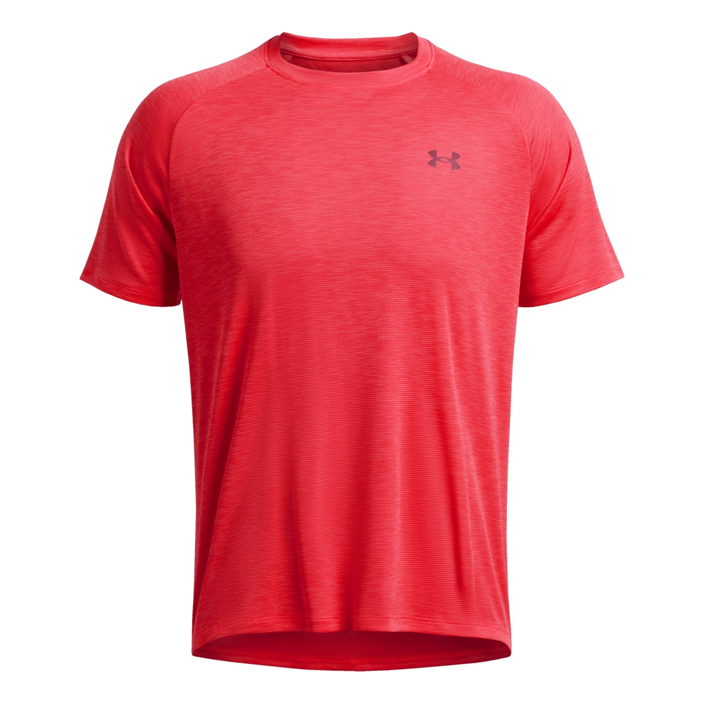 Under Armour Tech Textured Maglietta Uomini - rosso,