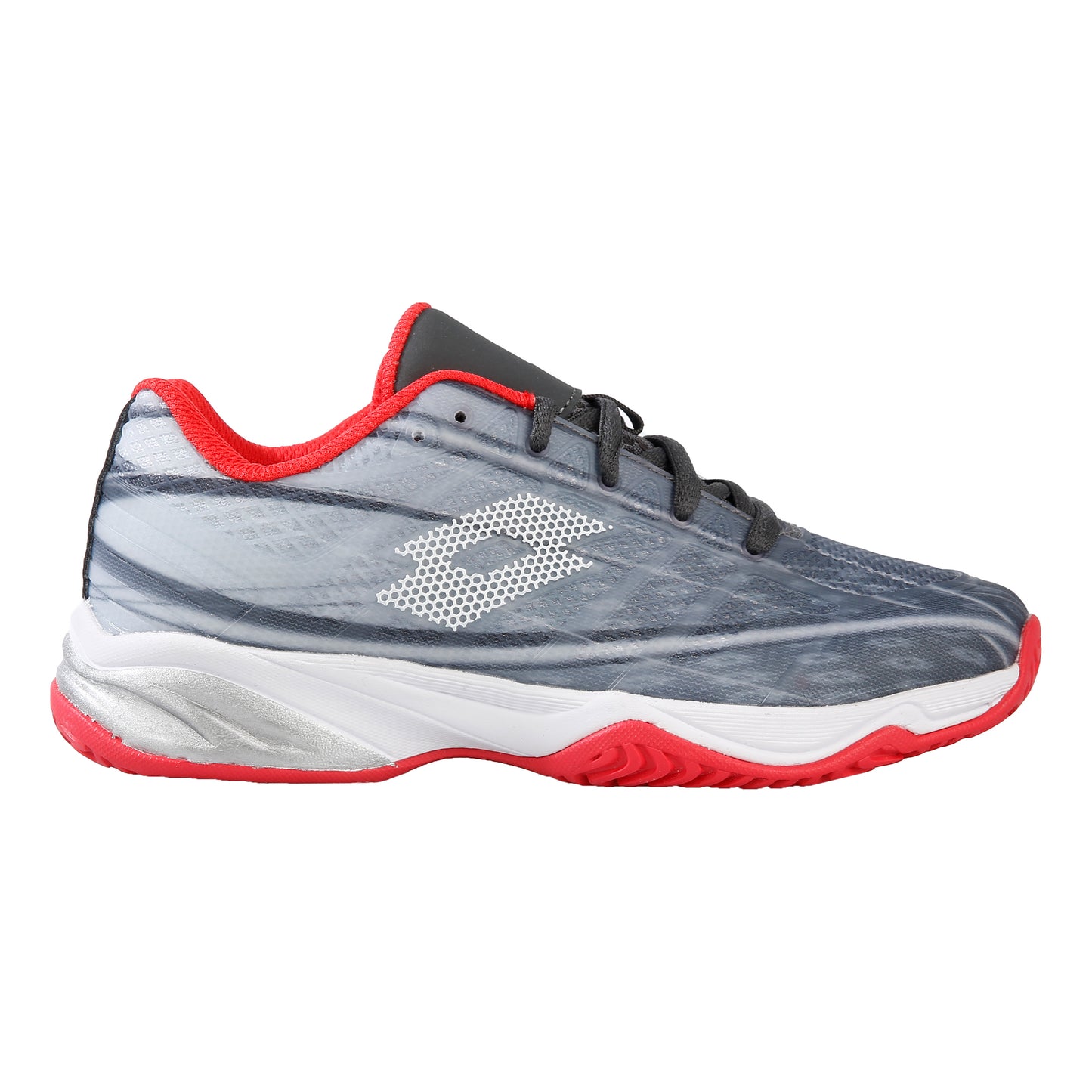 Lotto Mirage 300 Scarpa per tutte le superfici Bambini - grigio scuro, rosso
