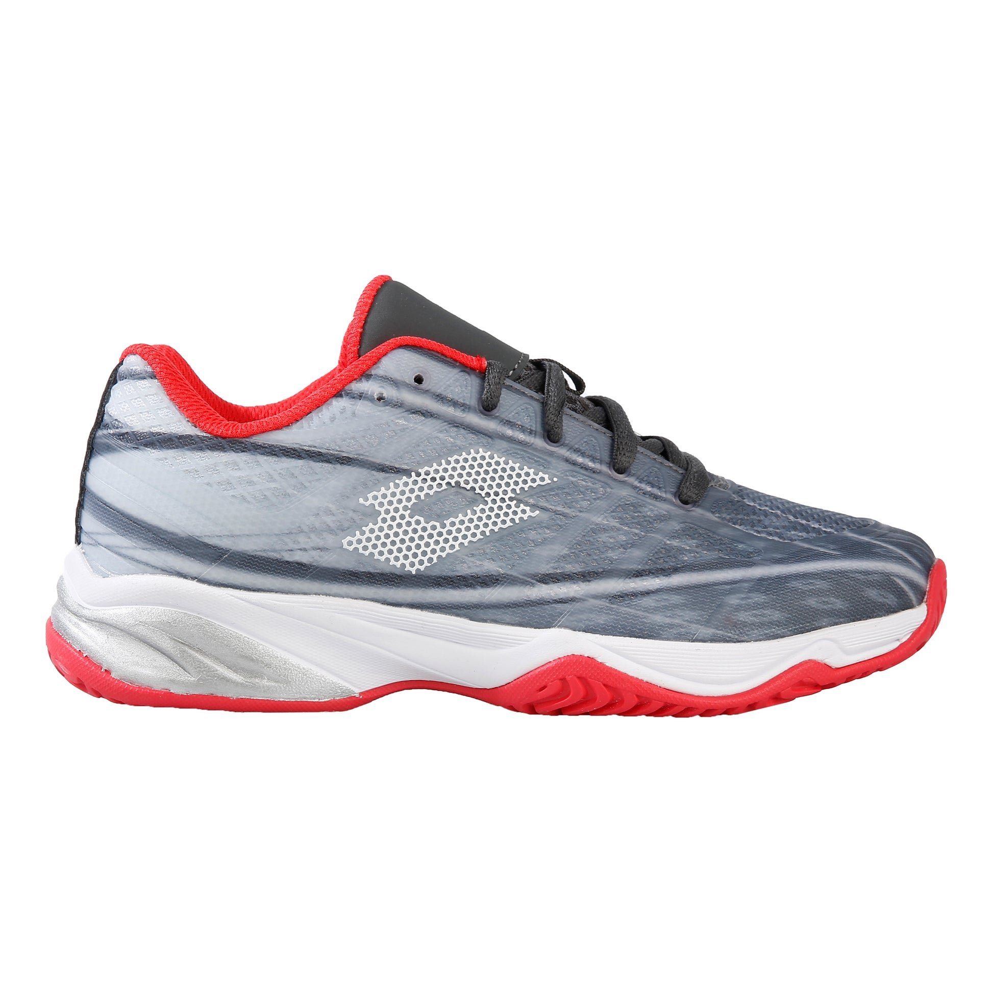 Lotto Mirage 300 Scarpa per tutte le superfici Bambini - grigio scuro, rosso