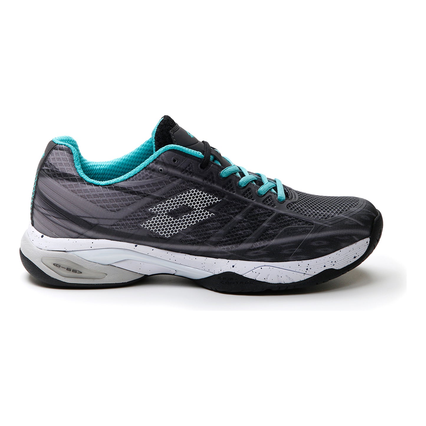 Lotto MIRAGE 300 SPD Scarpa Per Tutte Le Superfici Uomini-Nero,Turchese
