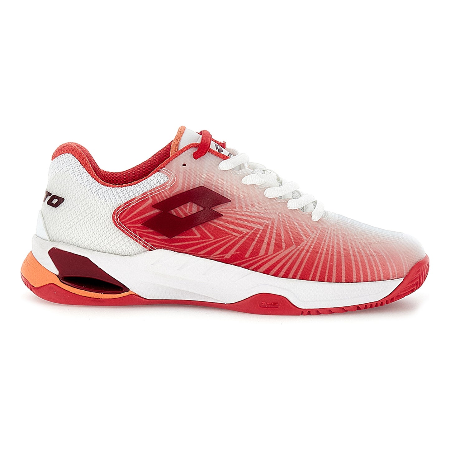 Lotto Mirage 100 II Scarpa per terra rossa Donna-bianco, rosso