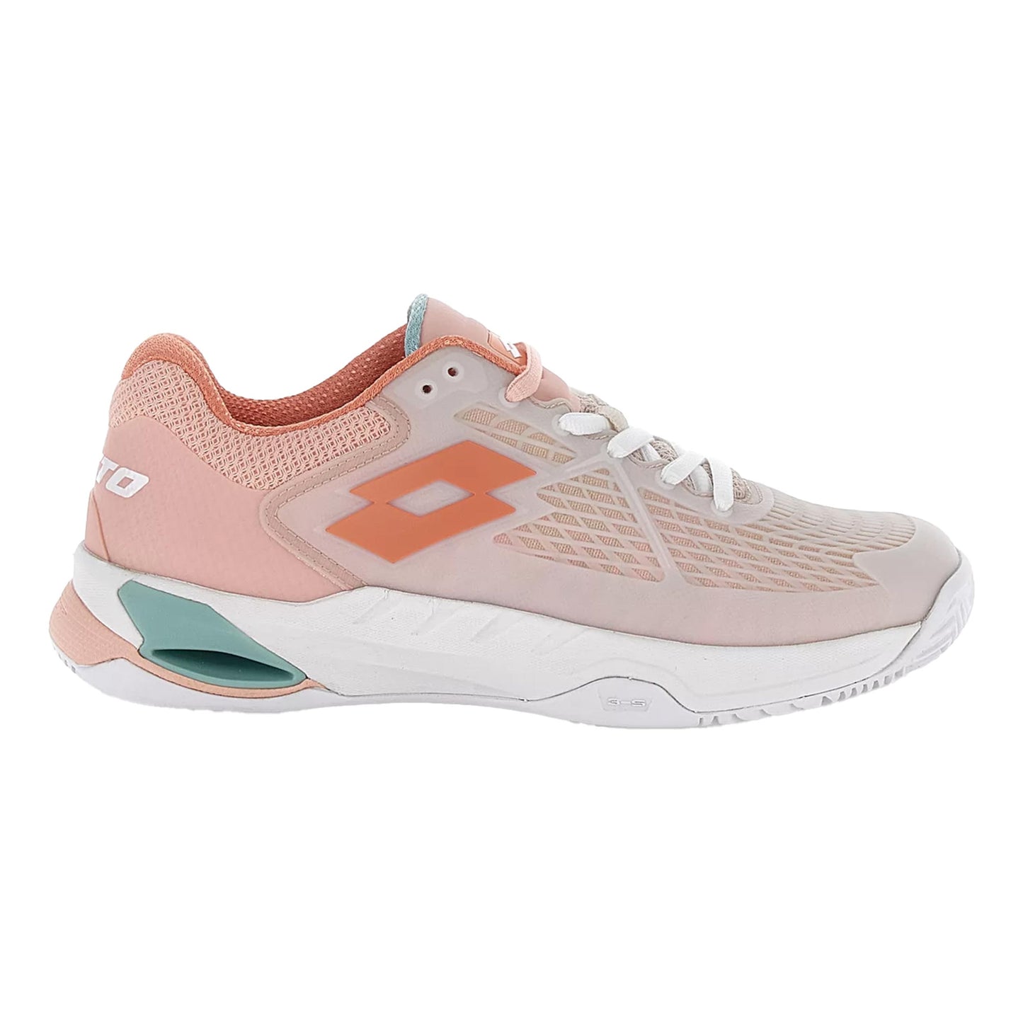 Lotto Mirage 100 II Scarpa per terra rossa Donna-bianco, corallo