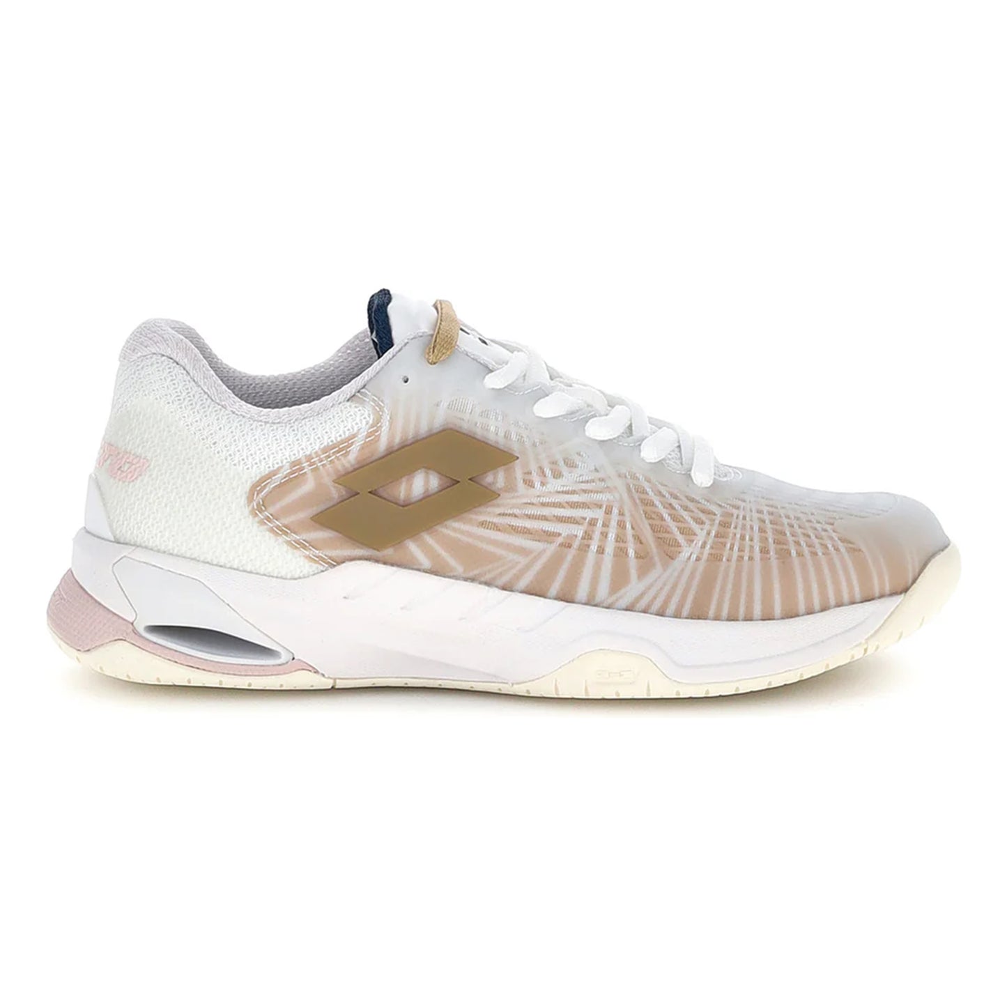 Lotto Mirage 100 II SPD Scarpa per tutte le superfici Donna-bianco, beige