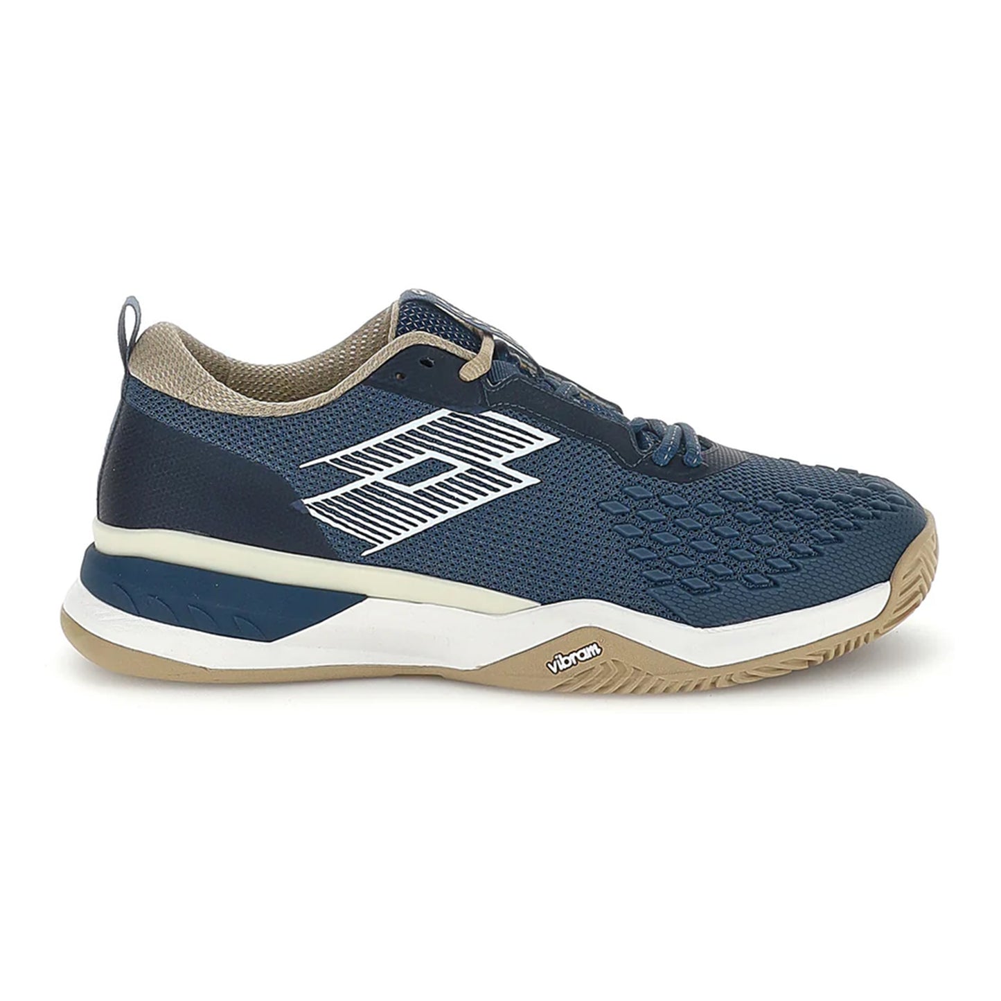Lotto Raptor Hyperpulse 100 III Scarpa per terra rossa Uomini - blu scuro, beige