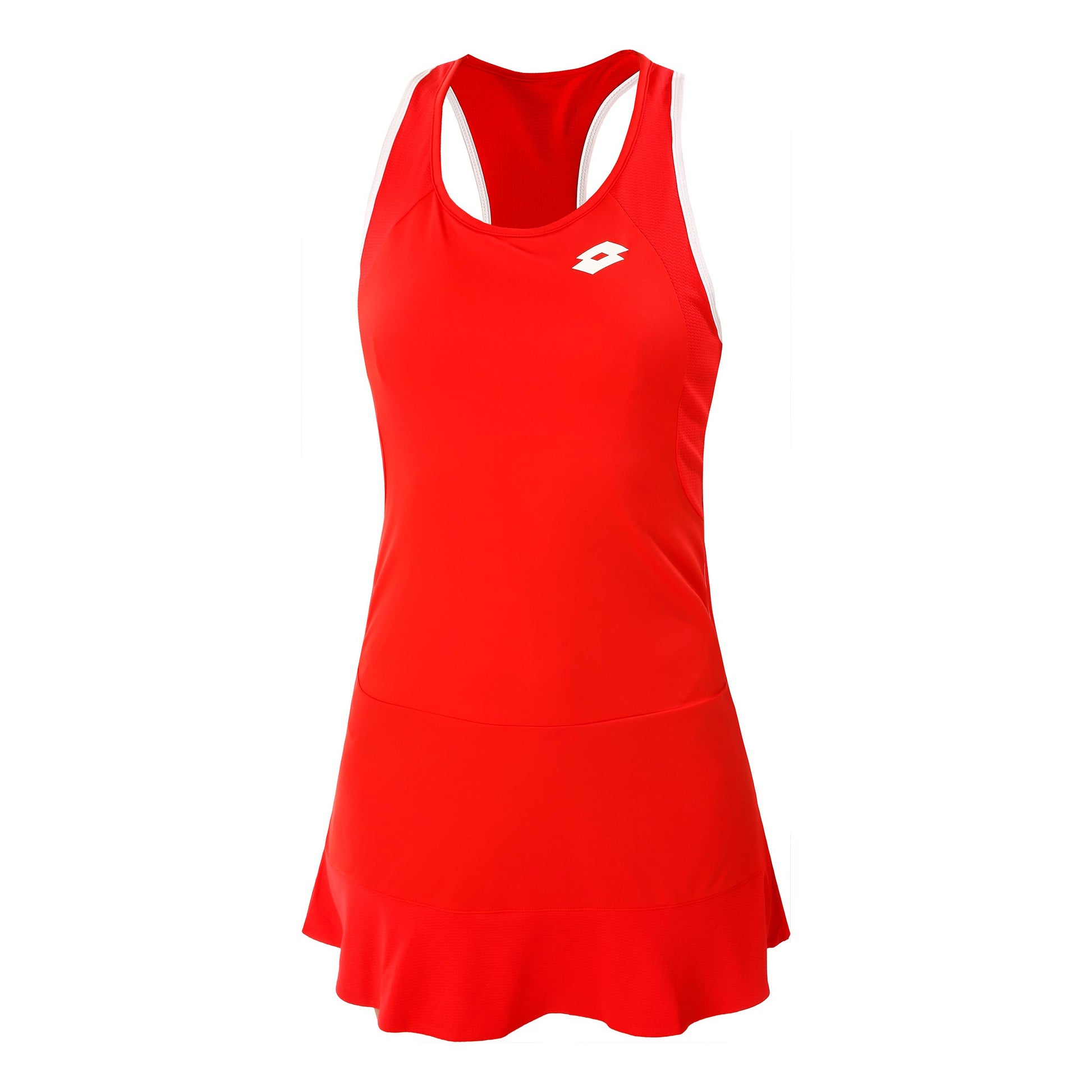 Lotto Squadra II PL Abito Donna - rosso, bianco