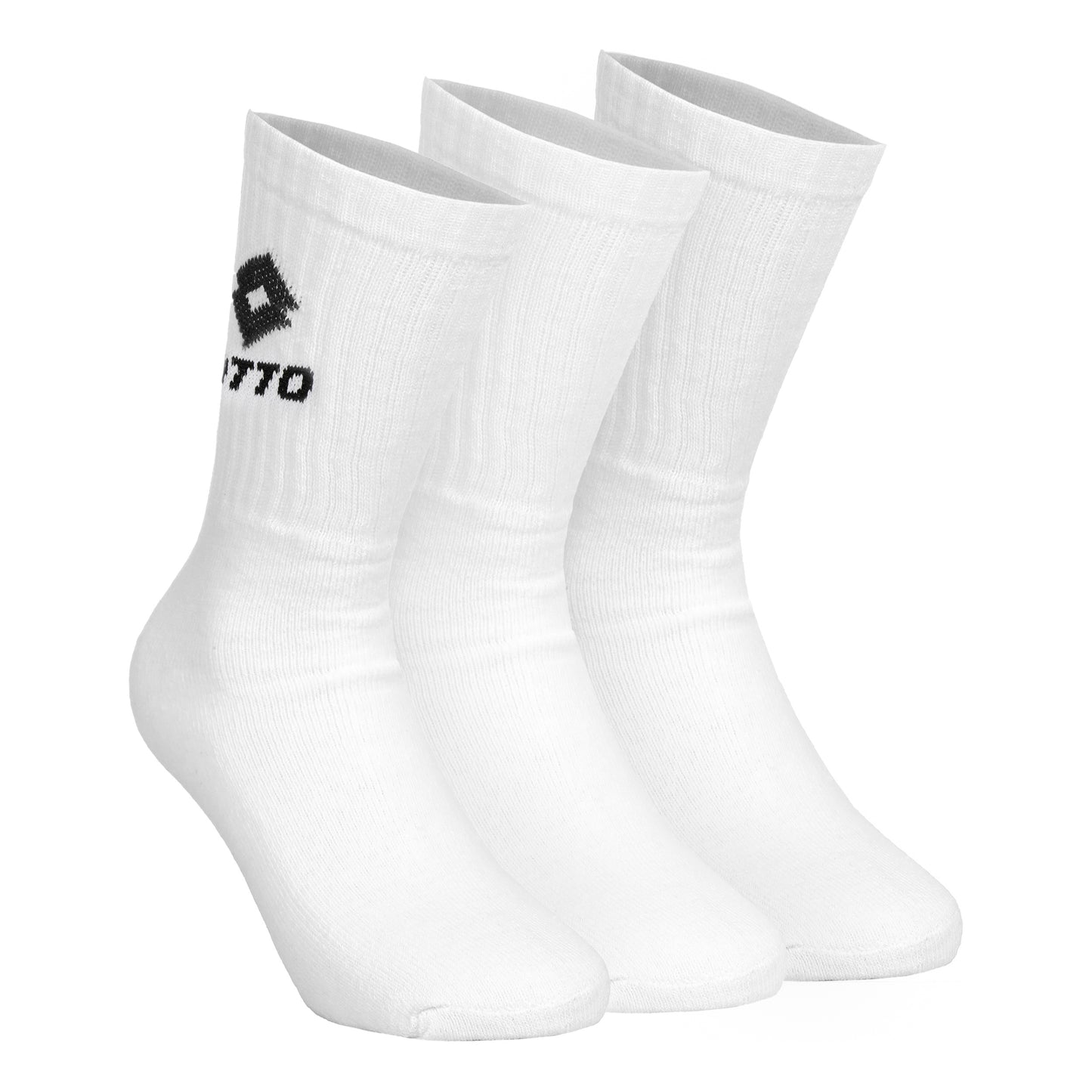 Lotto Calzini Da Tennis Confezione Da 3-Bianco